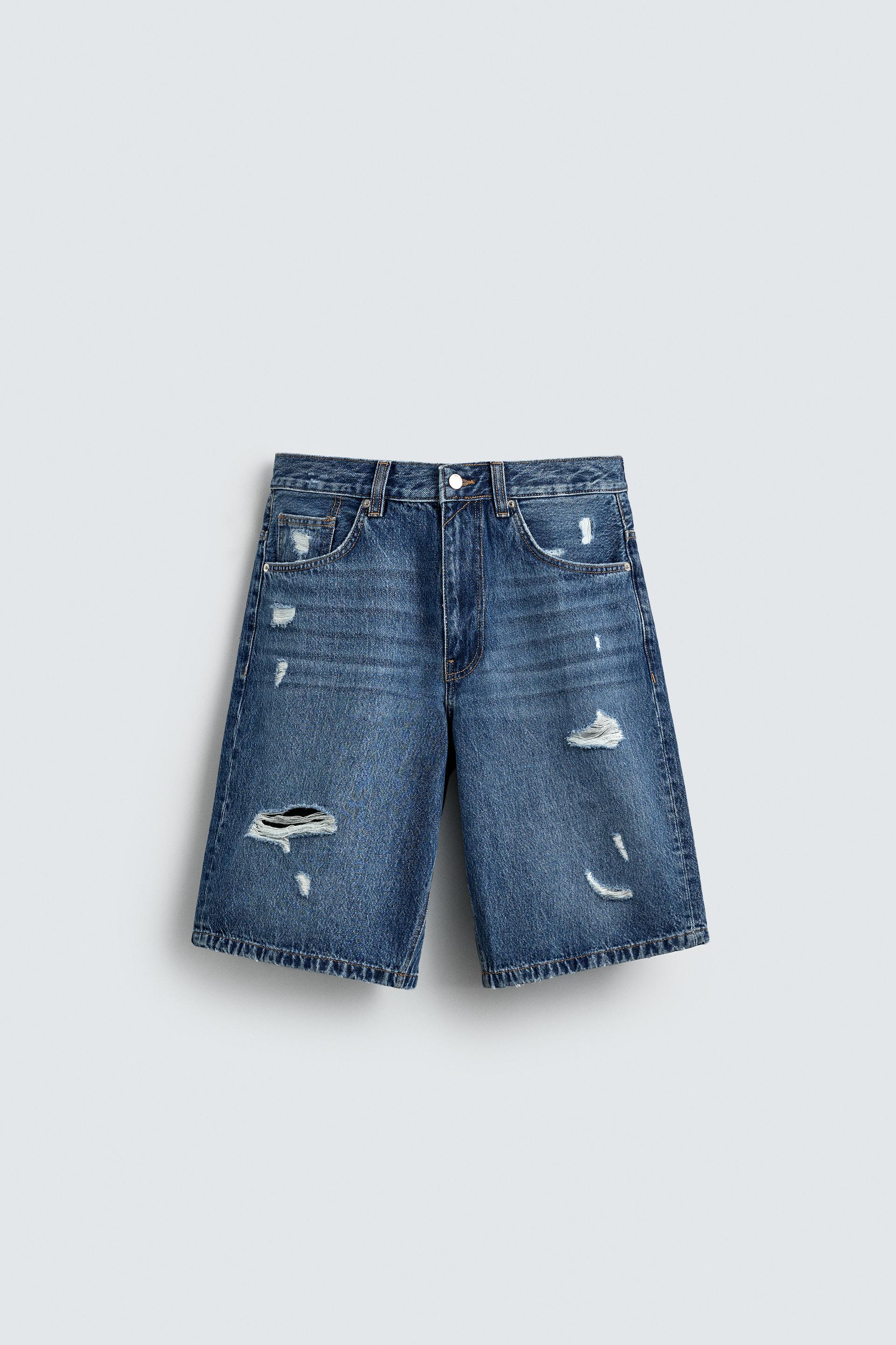 BAGGY FIT DENIM SHORTS by ZARA