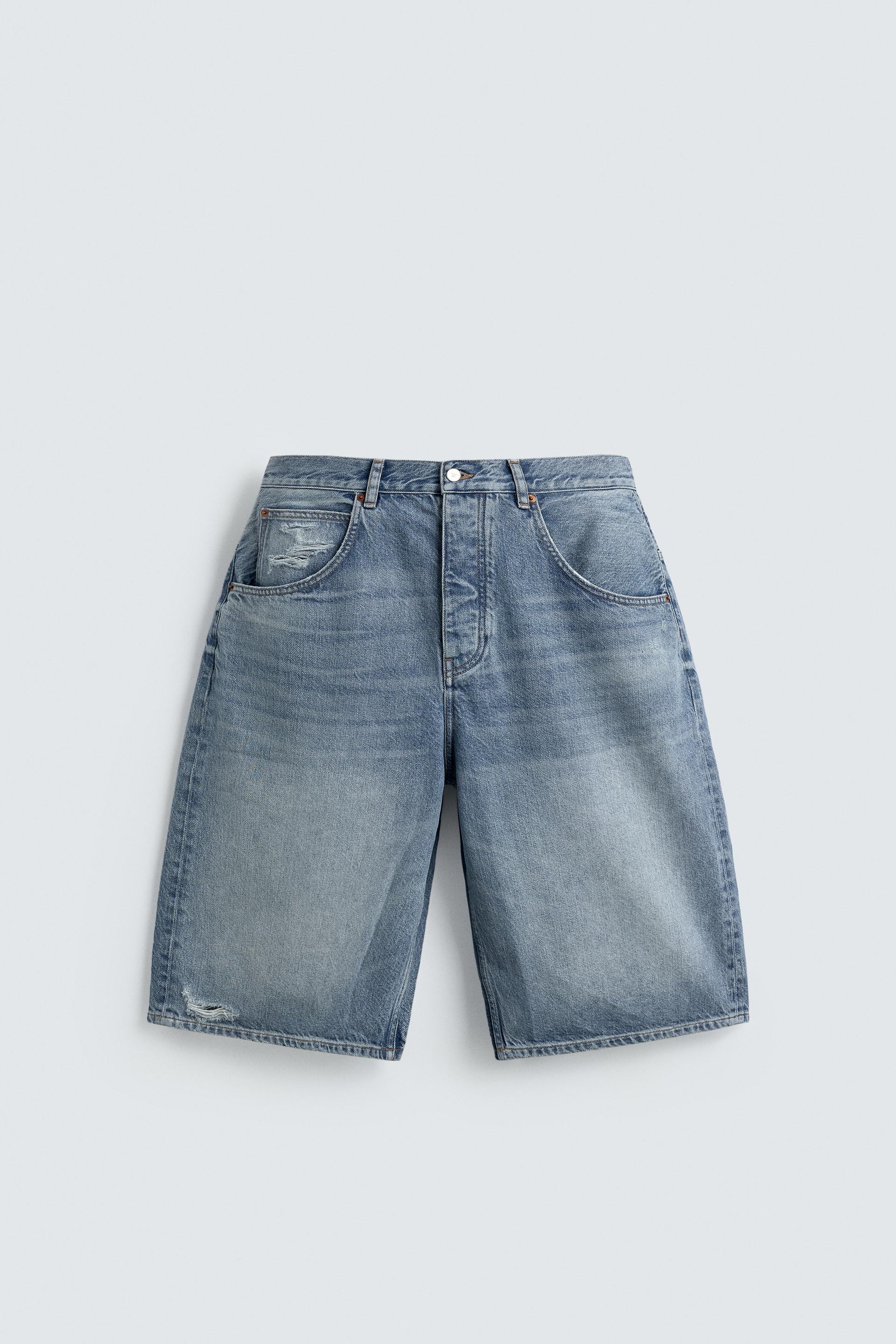 BAGGY FIT DENIM SHORTS by ZARA