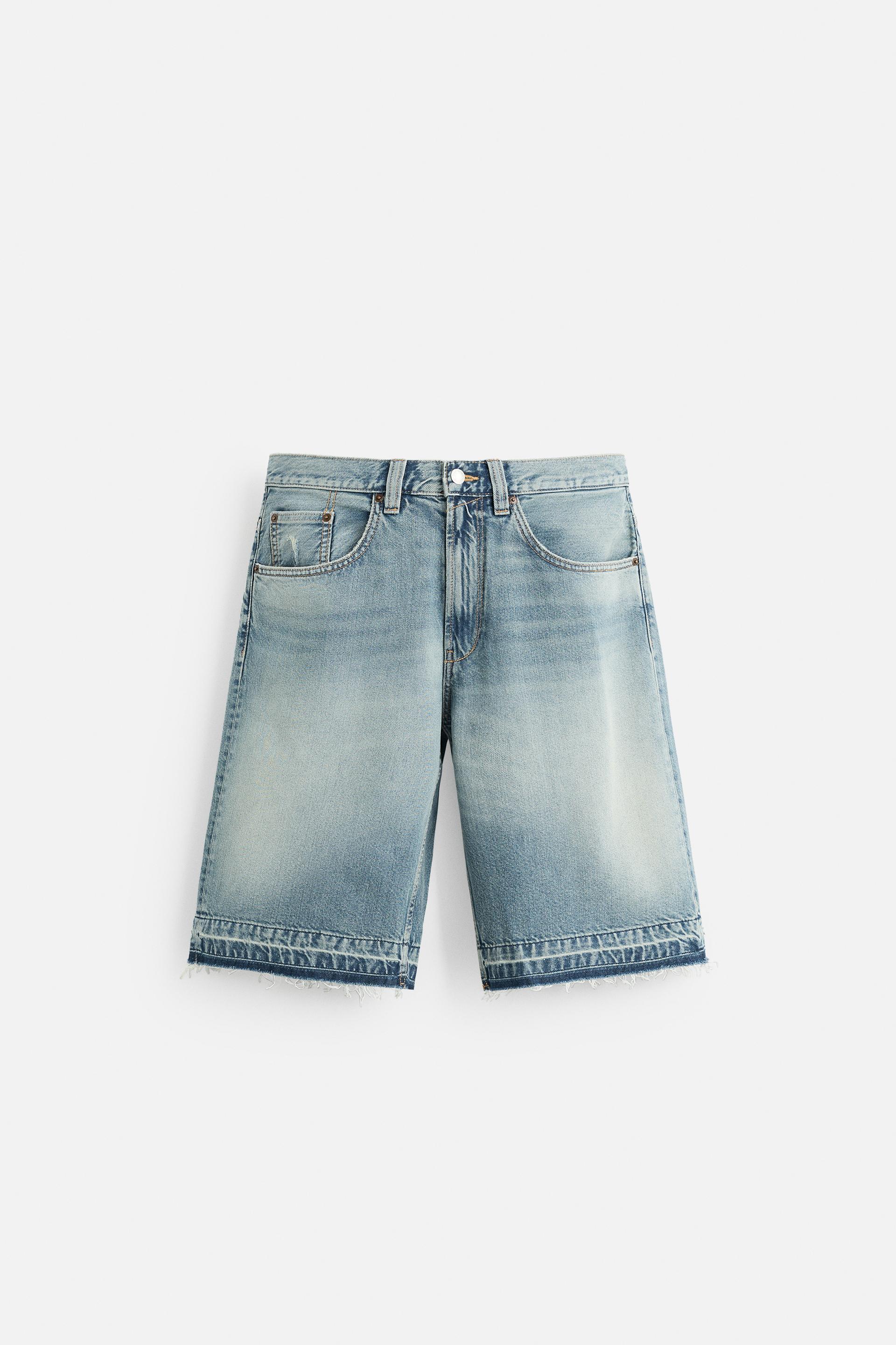 BAGGY FIT DENIM SHORTS by ZARA