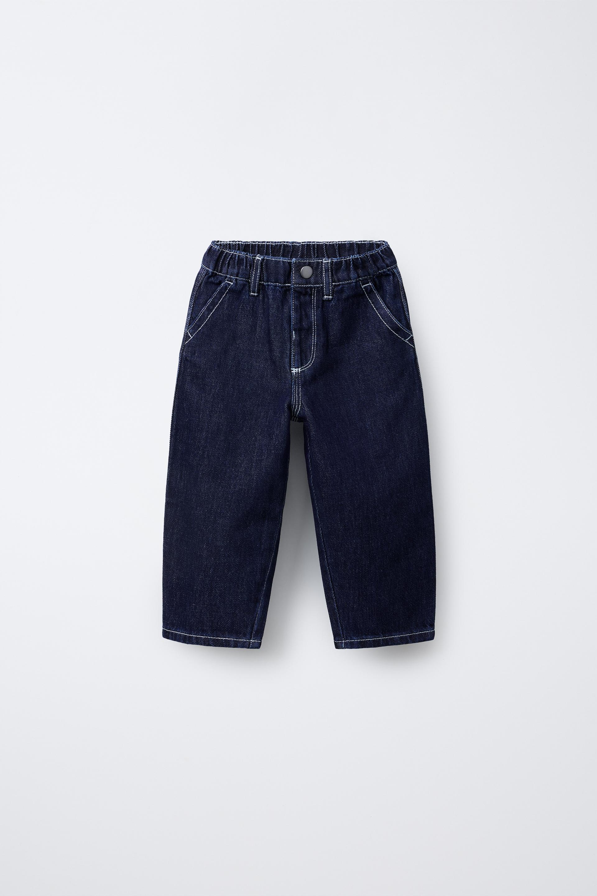 BAGGY LABEL JEANS by ZARA