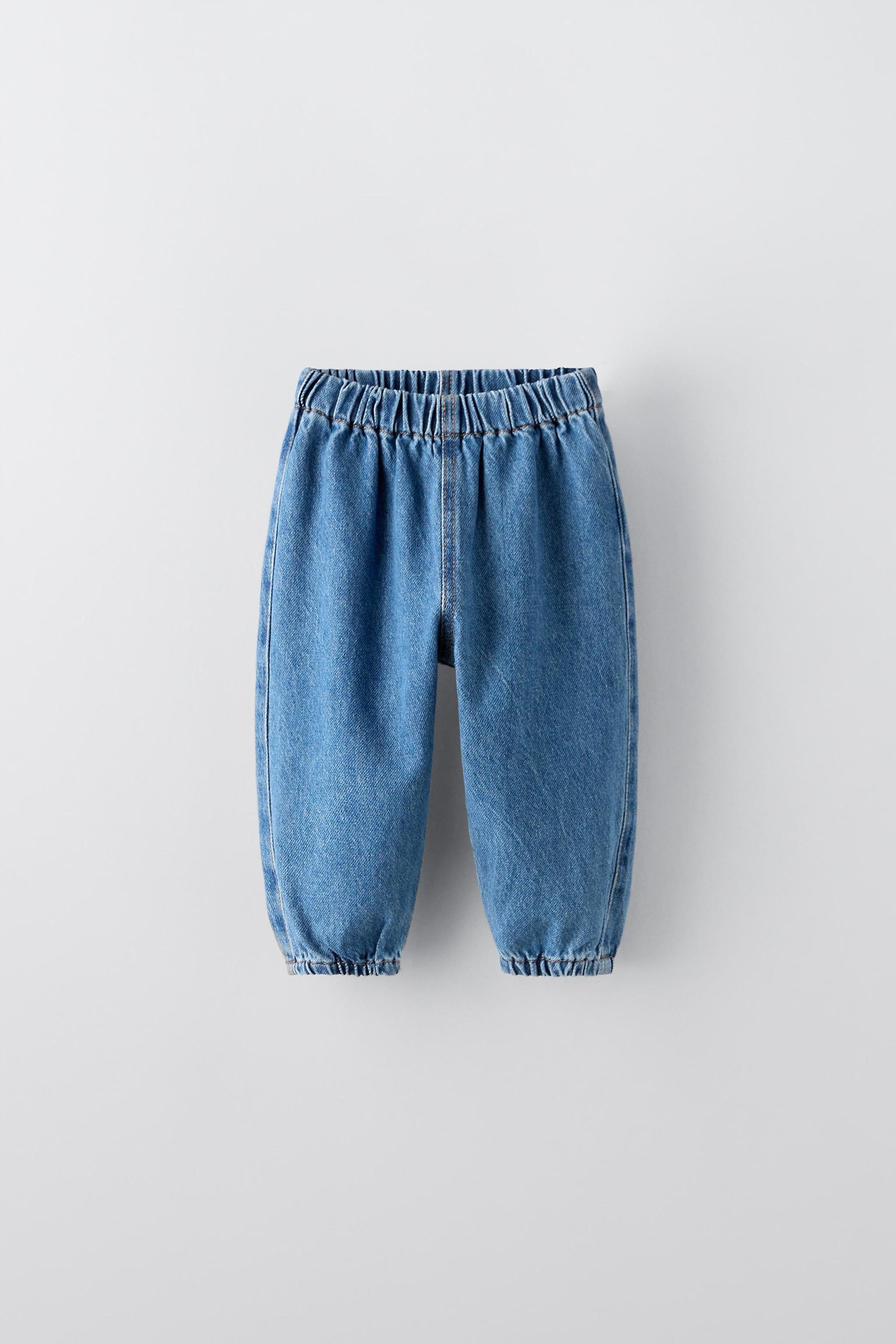 BALLOON DENIM PANTS by ZARA