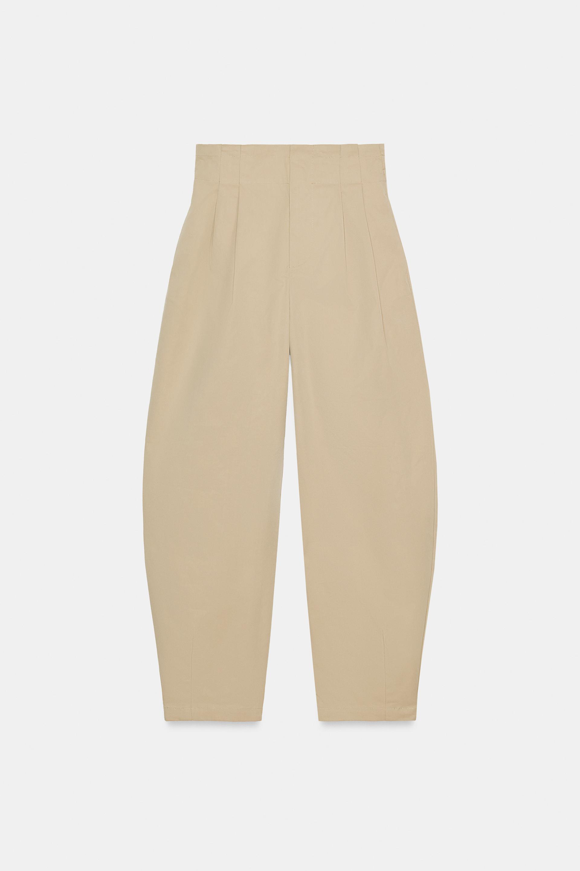 BALLOON PAPERBAG PANTS by ZARA