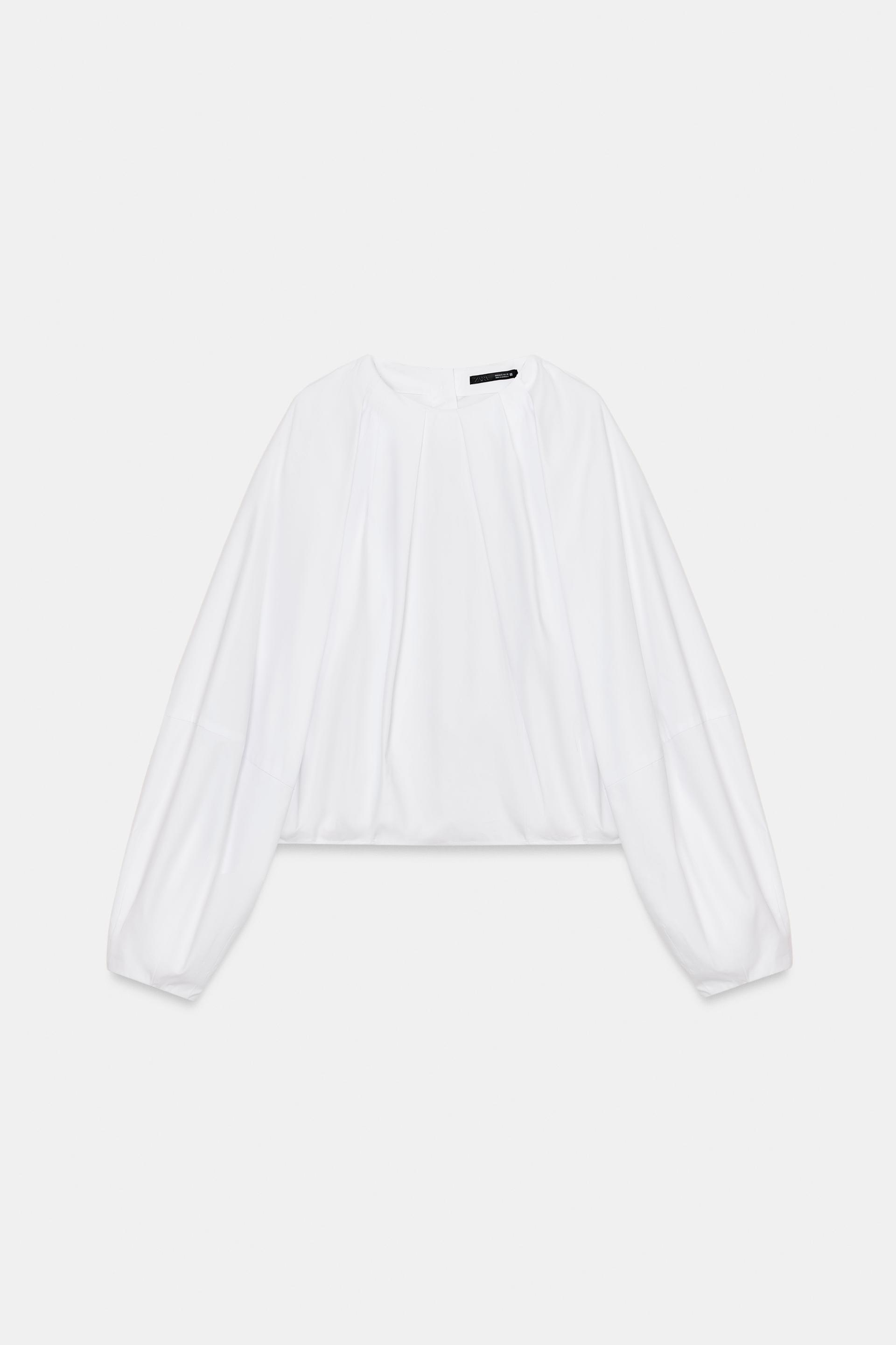 BALLOON POPLIN SHIRT by ZARA