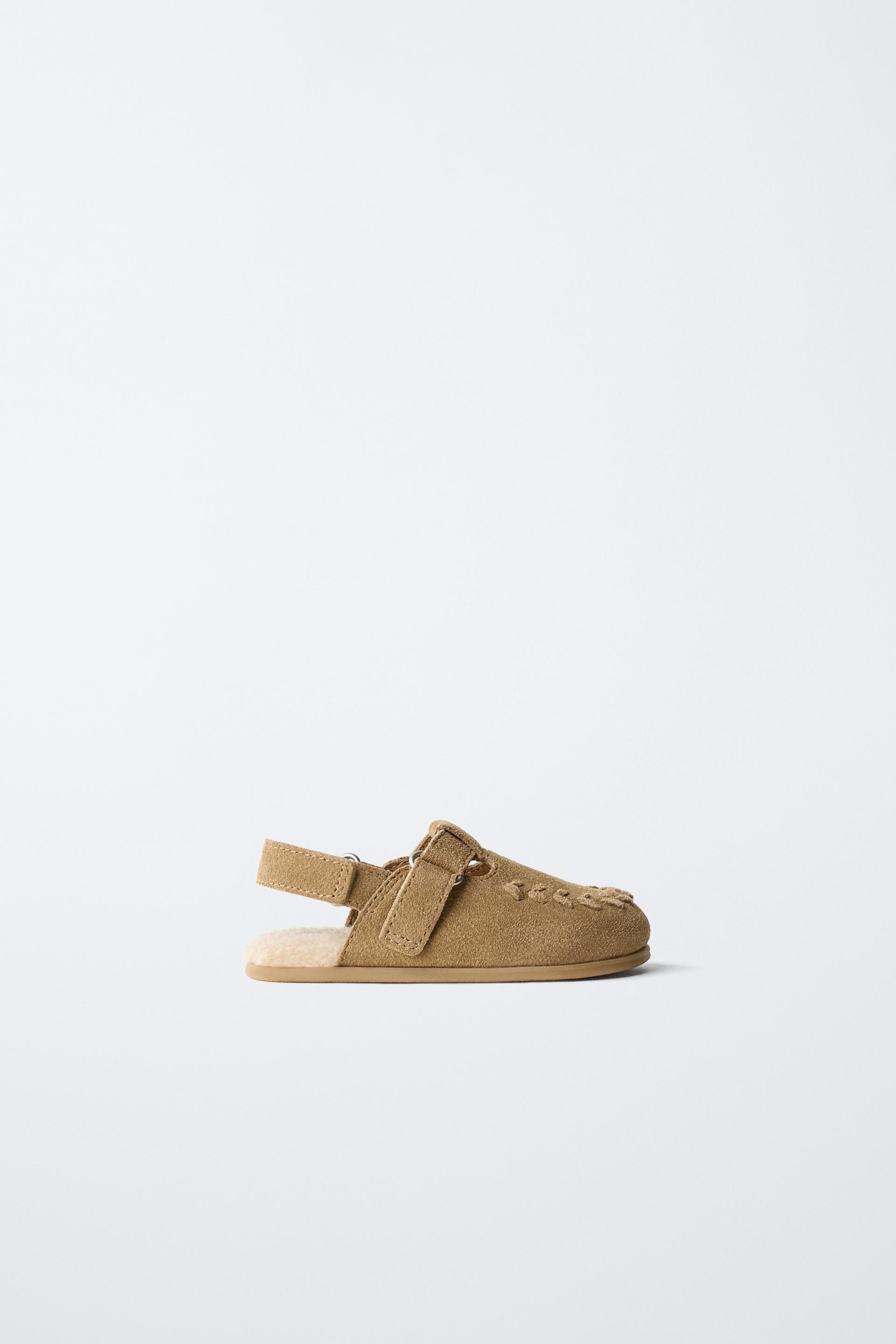 BAREFOOT LEATHER CLOGS by ZARA