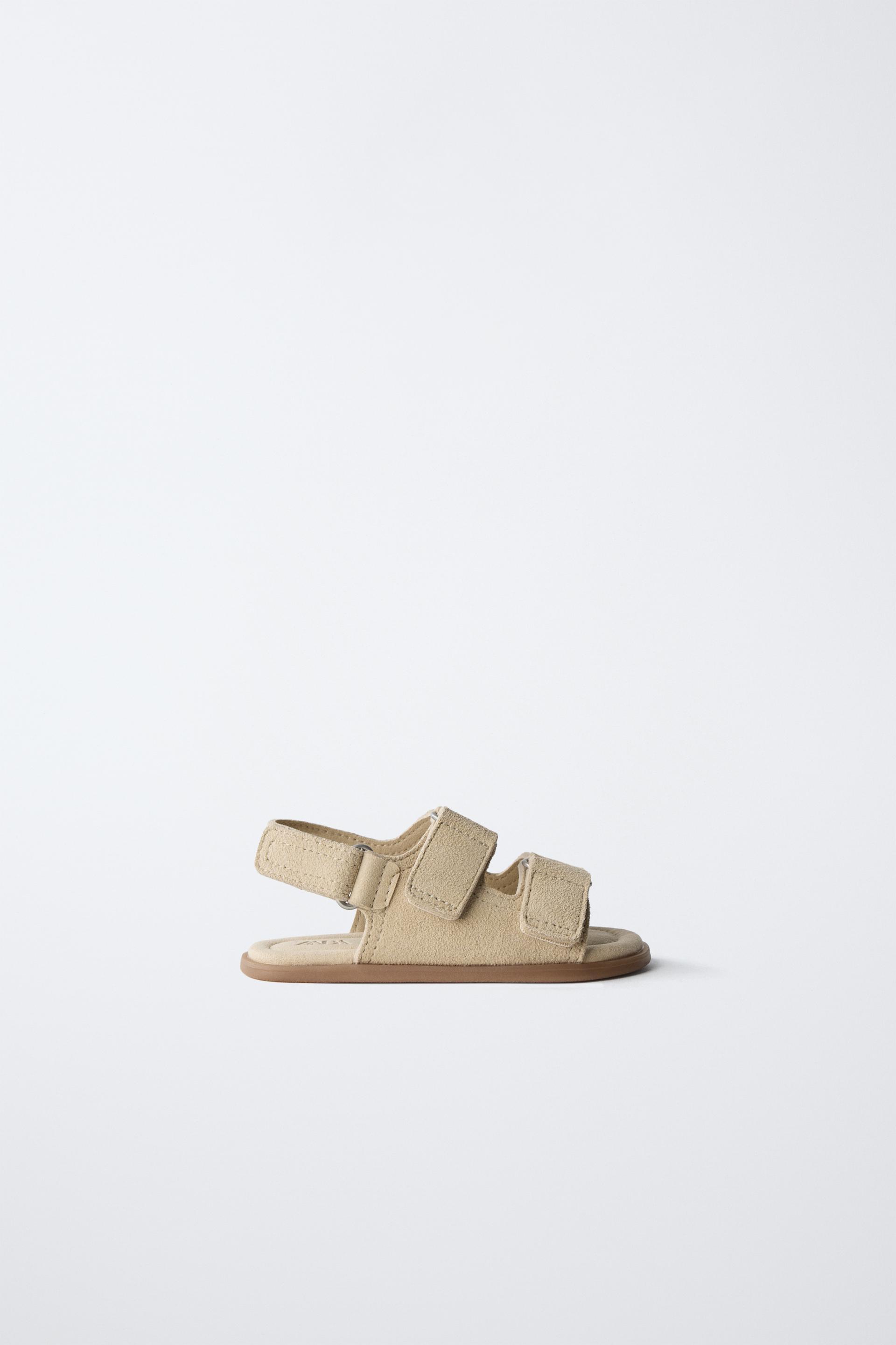 BAREFOOT LEATHER SANDALS by ZARA