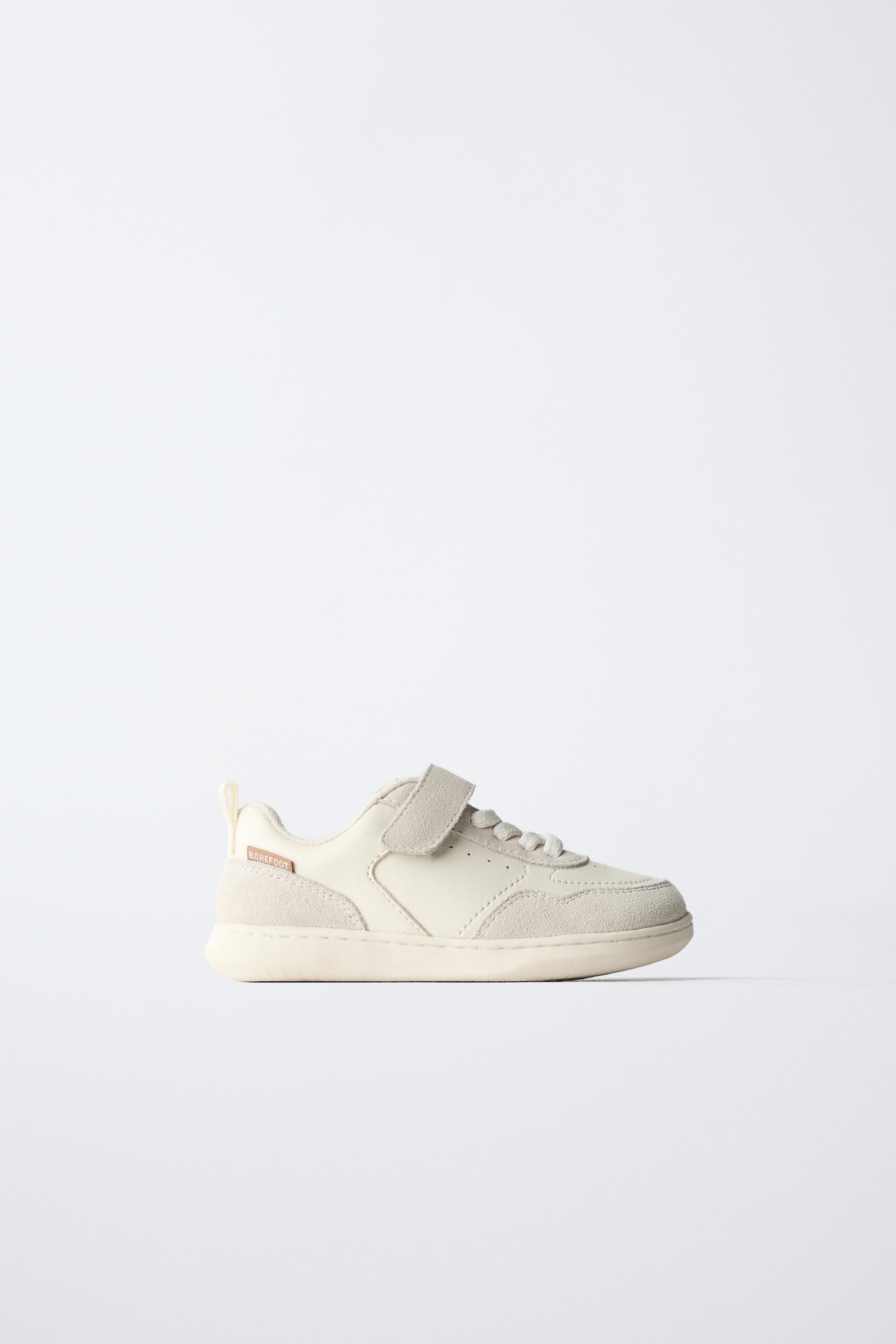 BAREFOOT LEATHER SNEAKERS by ZARA