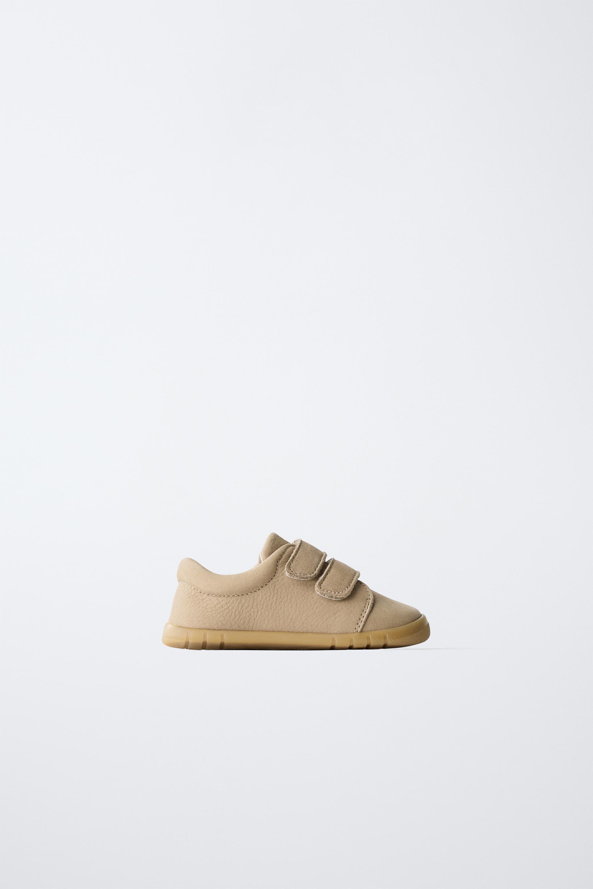 BAREFOOT LEATHER SNEAKERS by ZARA