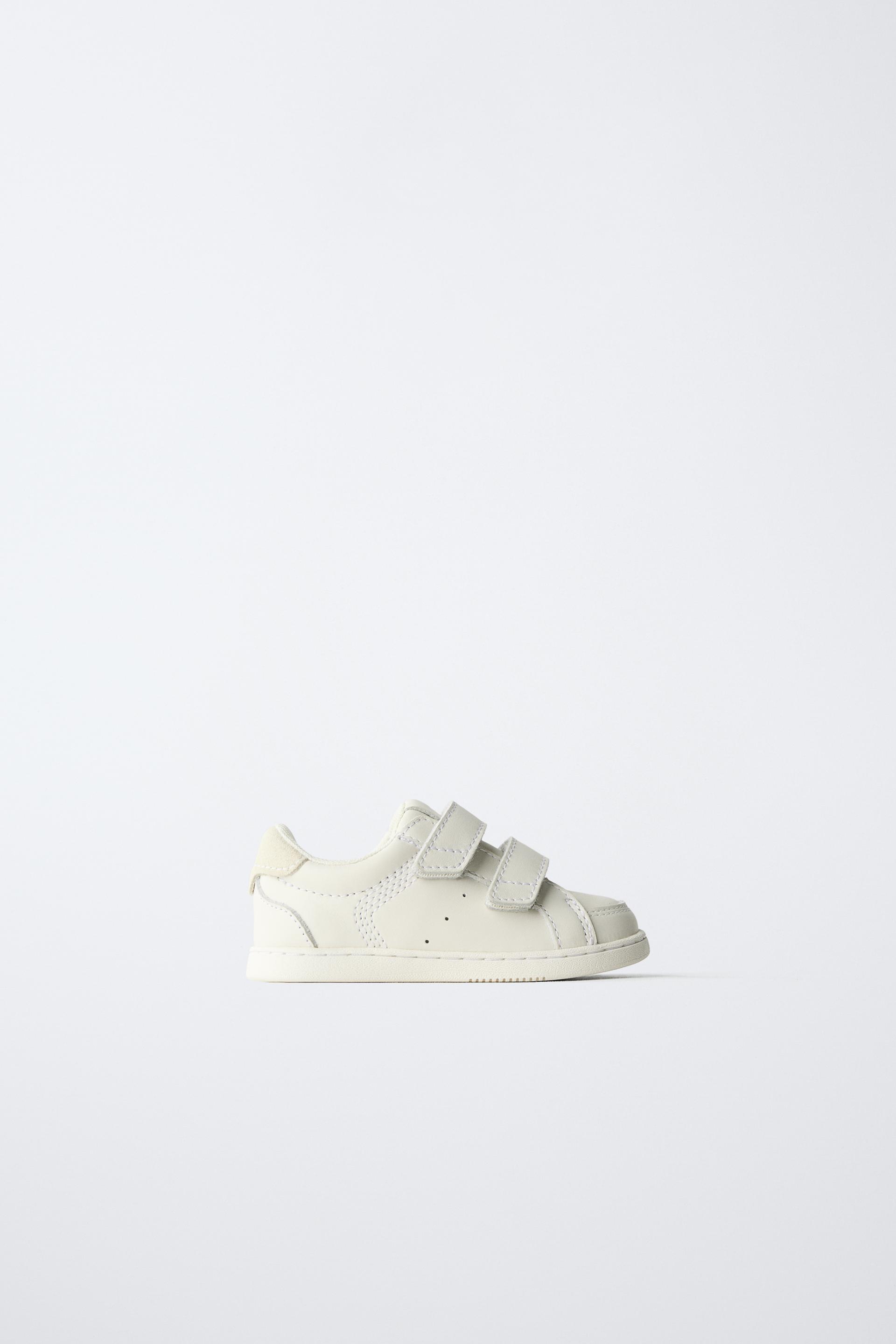 BAREFOOT LEATHER STRAP SNEAKERS by ZARA