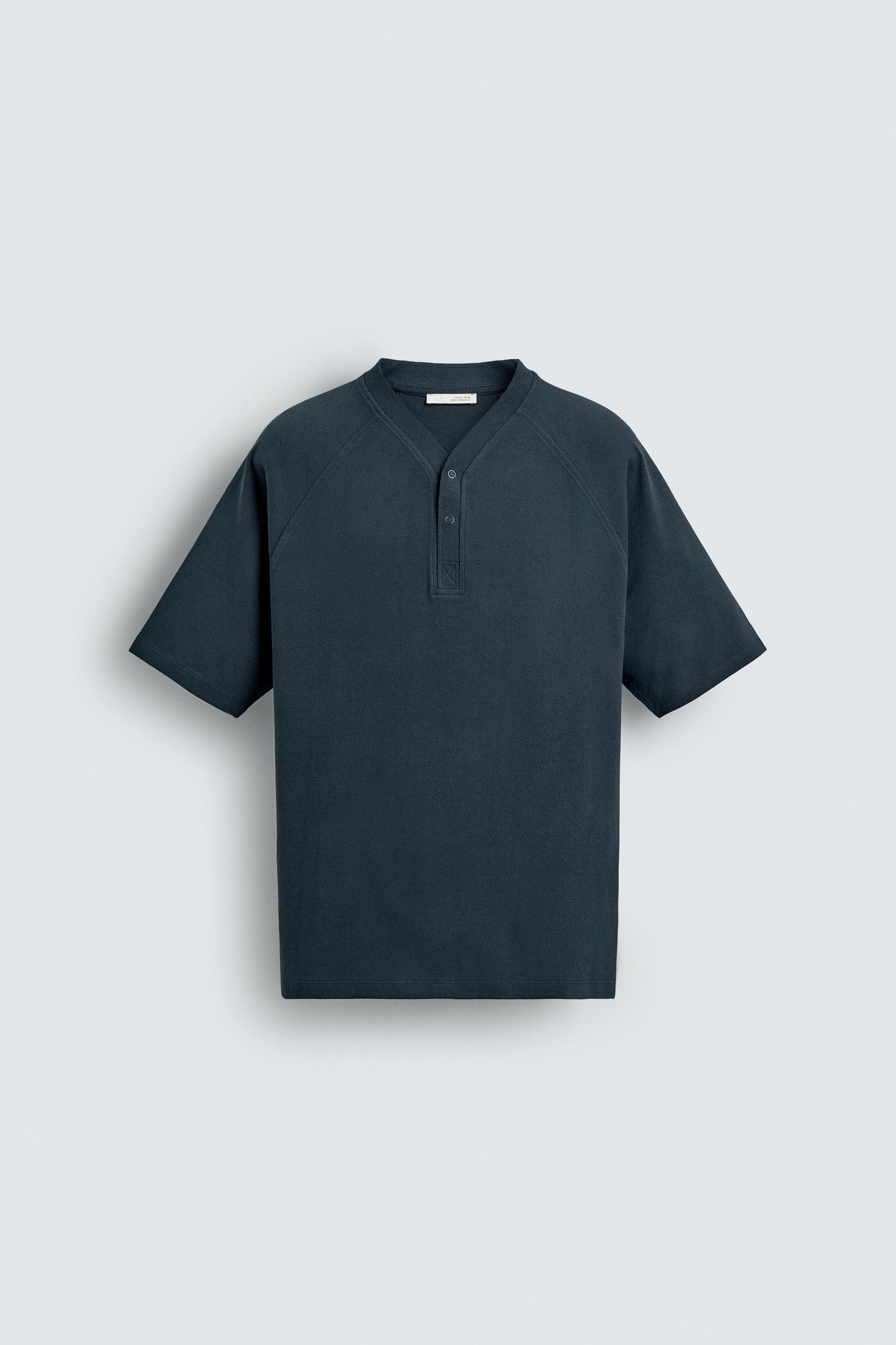 BASEBALL POLO COLLAR T-SHIRT by ZARA