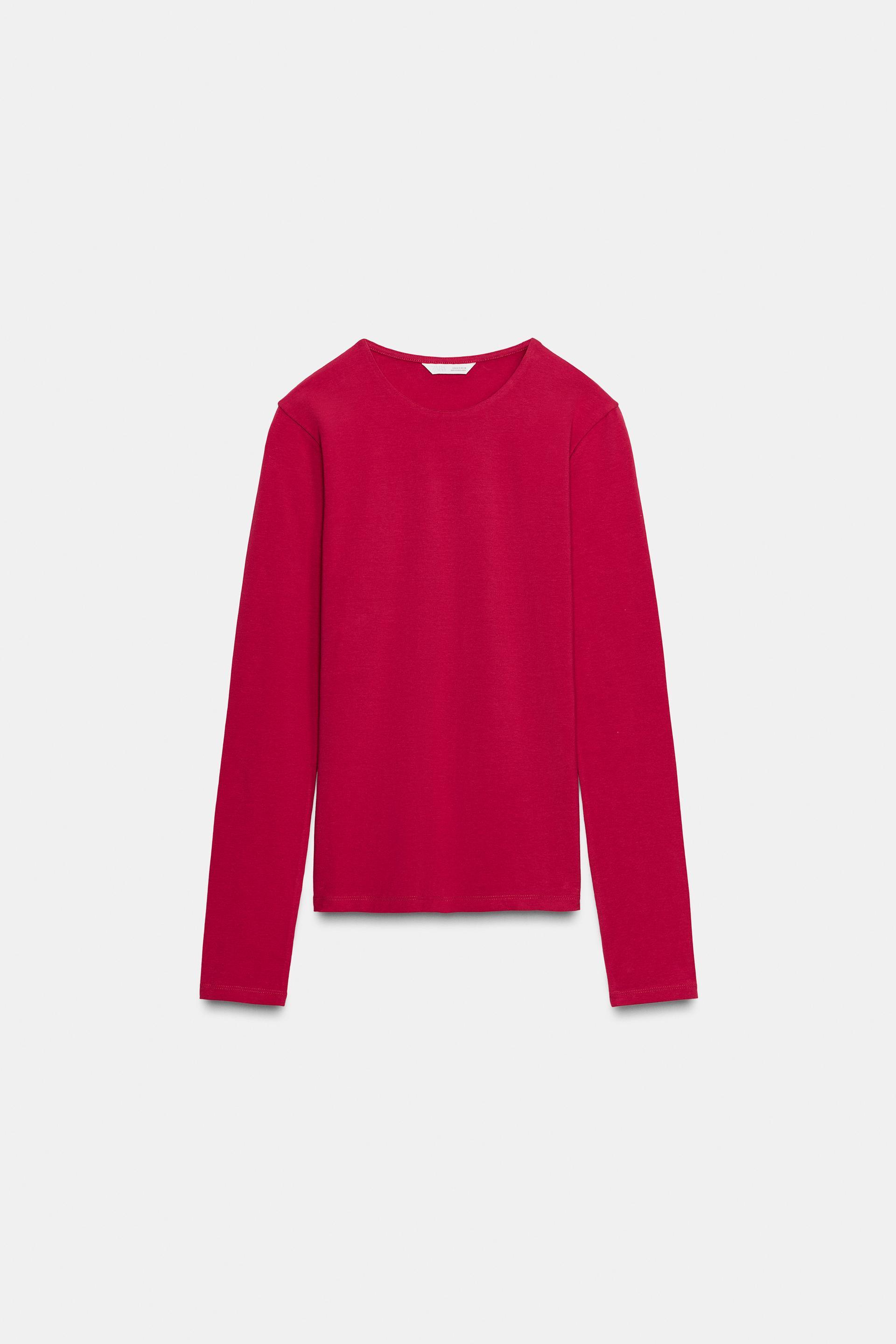 BASIC COTTON T-SHIRT by ZARA