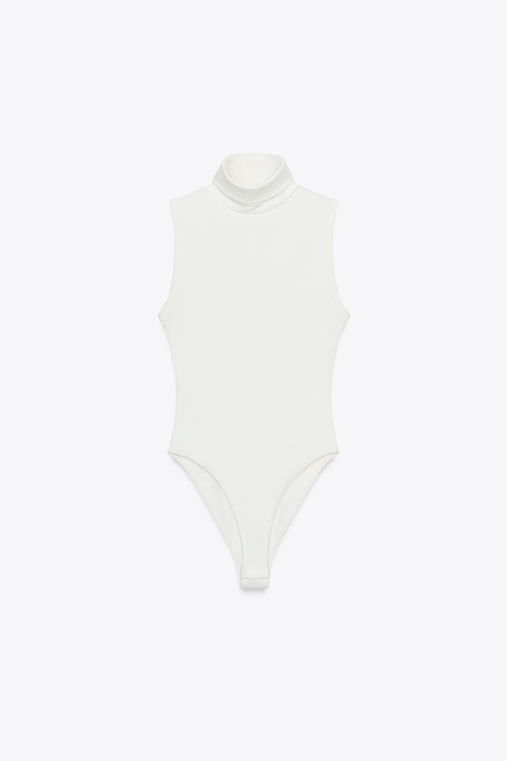 BASIC HIGH NECK BODYSUIT by ZARA