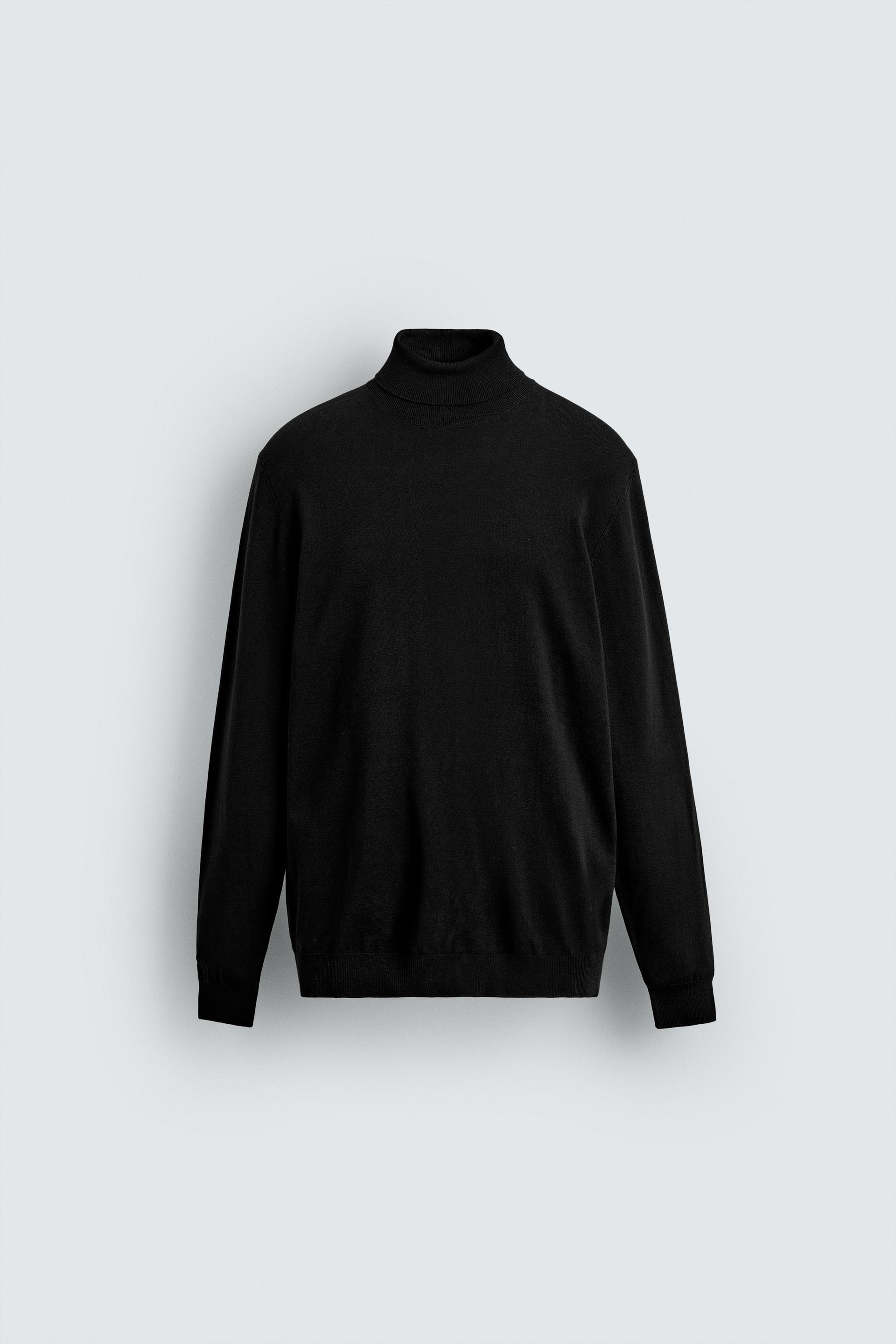 BASIC HIGH NECK SWEATER by ZARA
