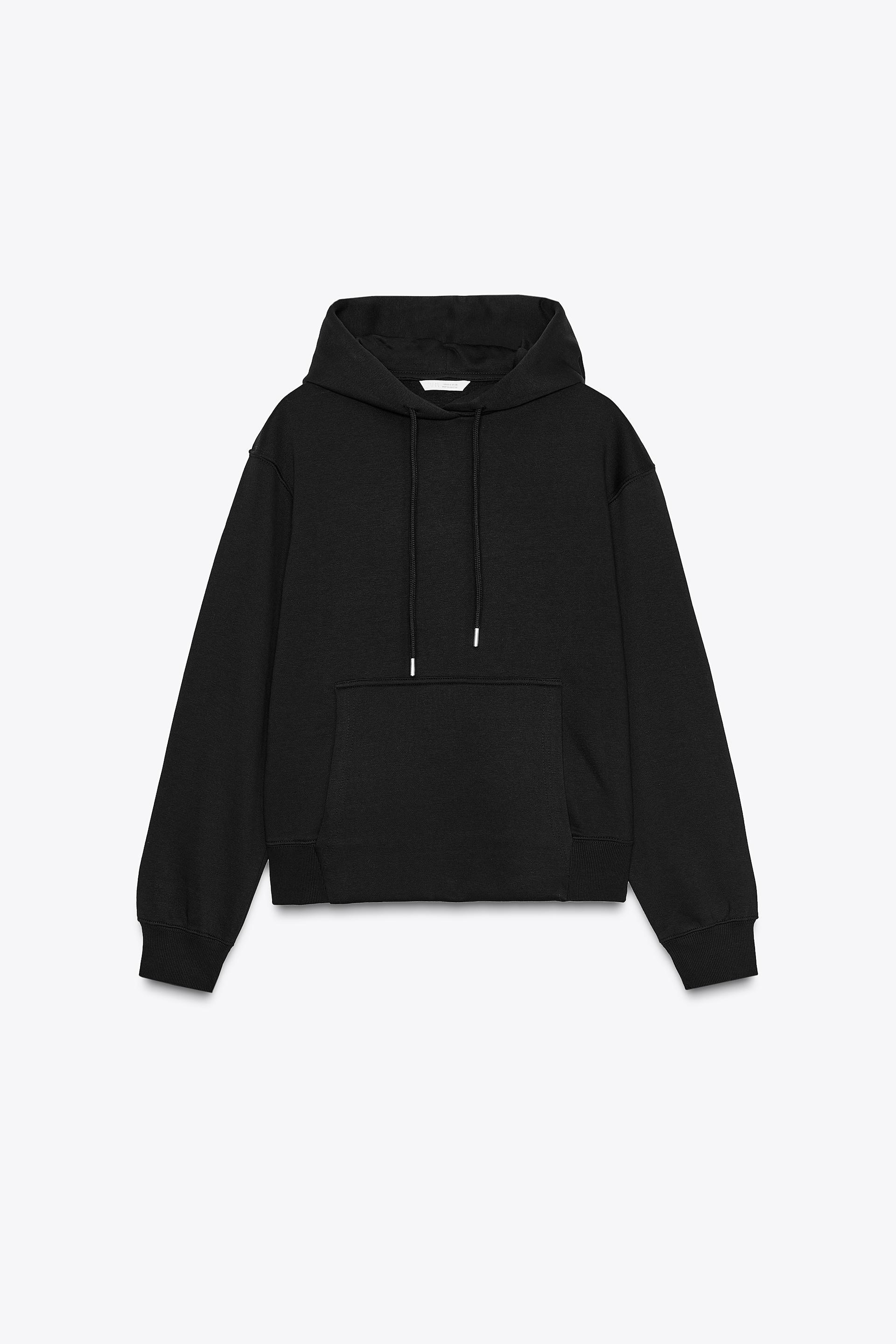 BASIC HOODIE SWEAT-SHIRT by ZARA