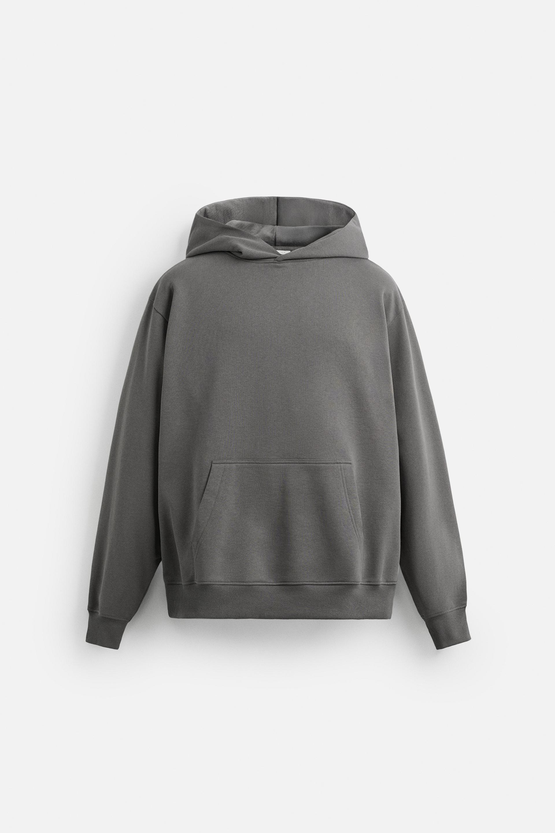 BASIC HOODIE SWEAT-SHIRT by ZARA