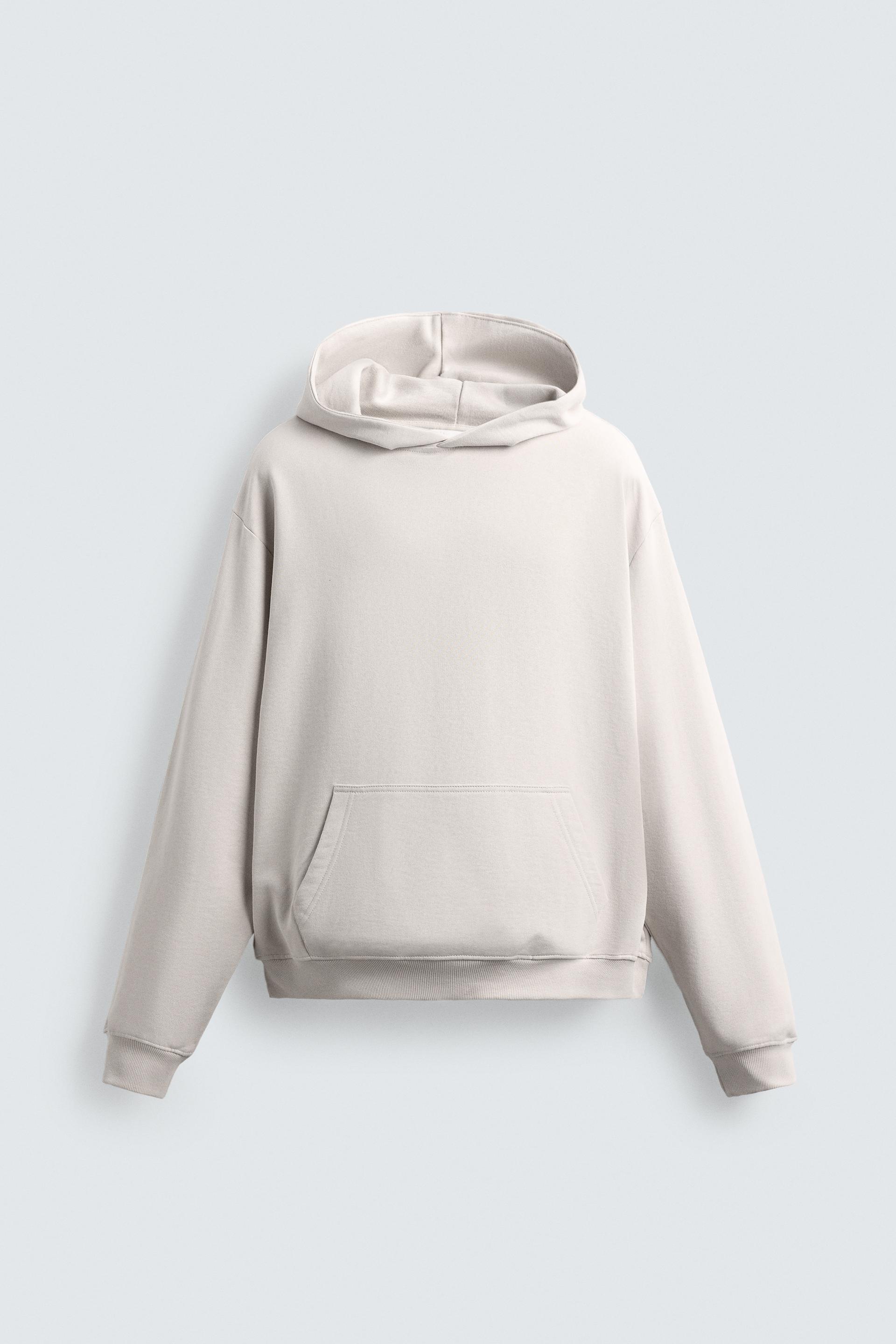 BASIC HOODIE SWEAT-SHIRT by ZARA