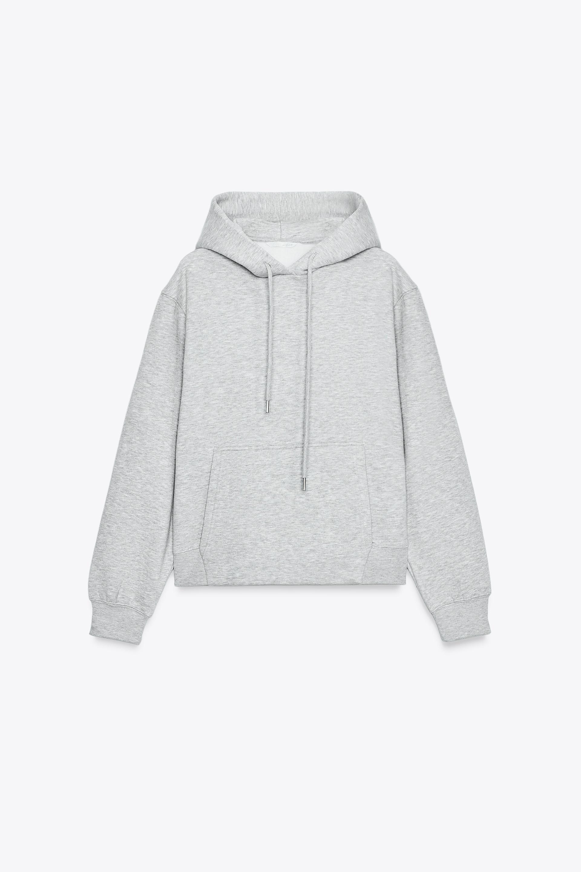 BASIC HOODIE SWEAT-SHIRT by ZARA