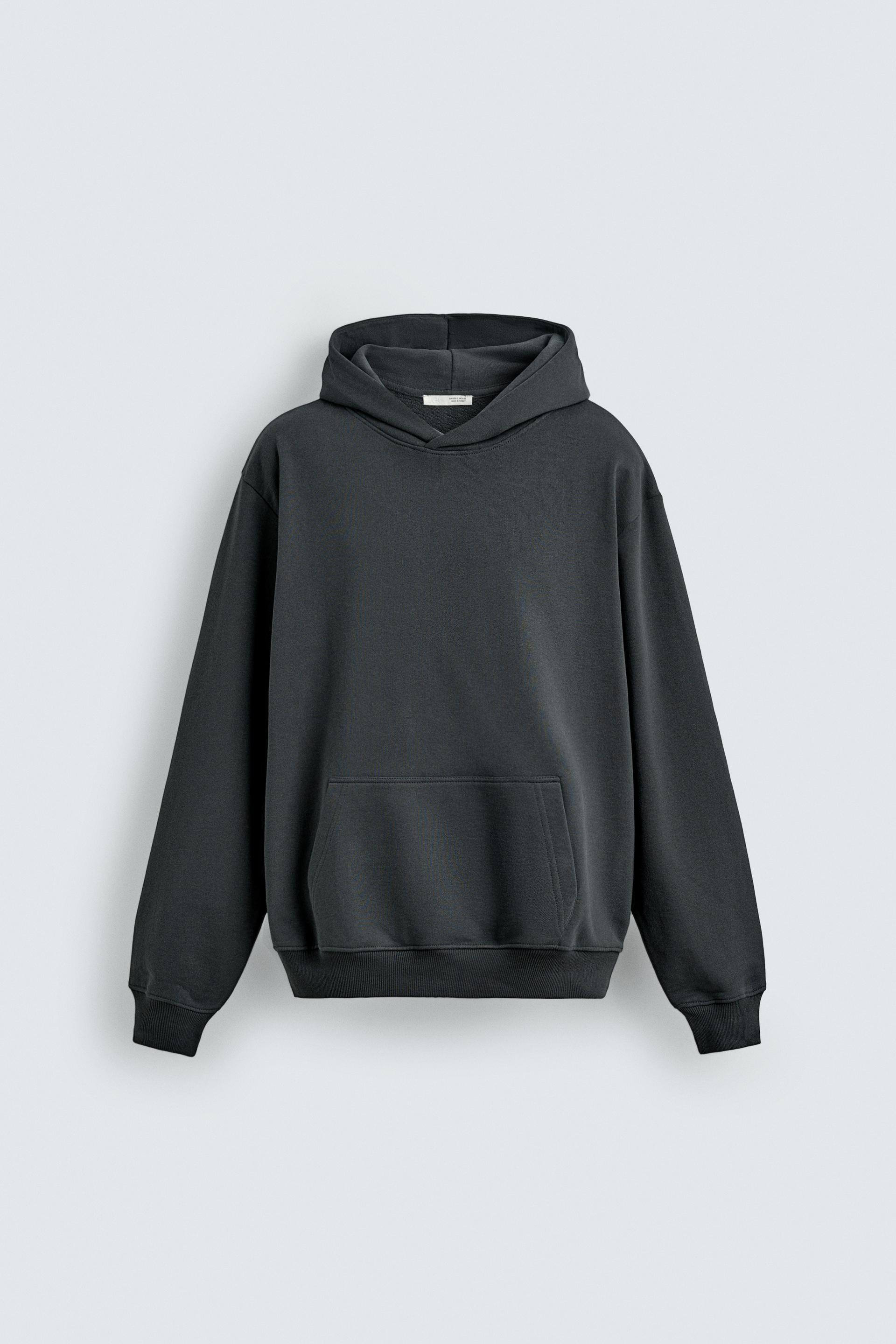 BASIC HOODIE SWEAT-SHIRT by ZARA