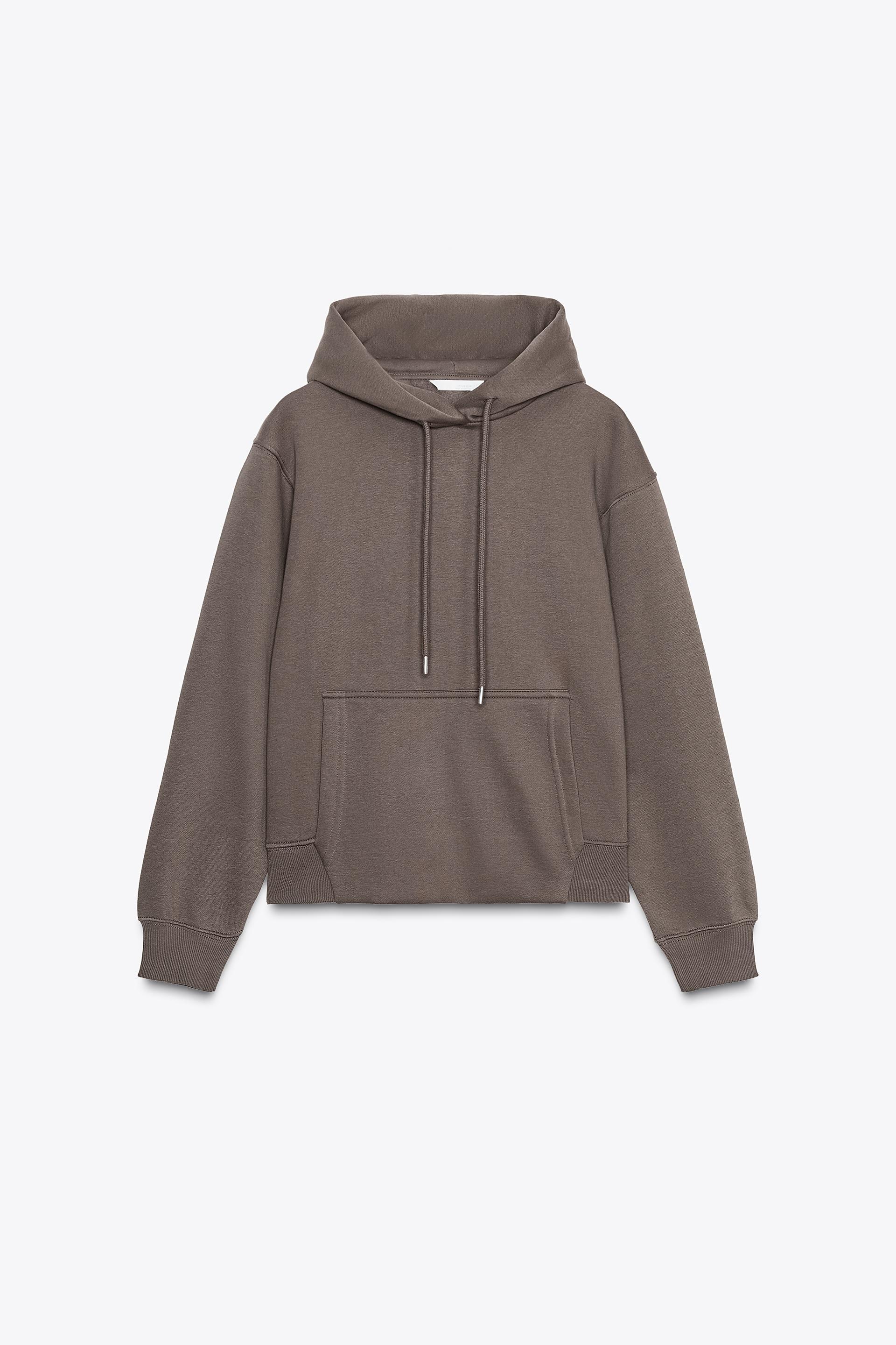 BASIC HOODIE SWEAT-SHIRT by ZARA