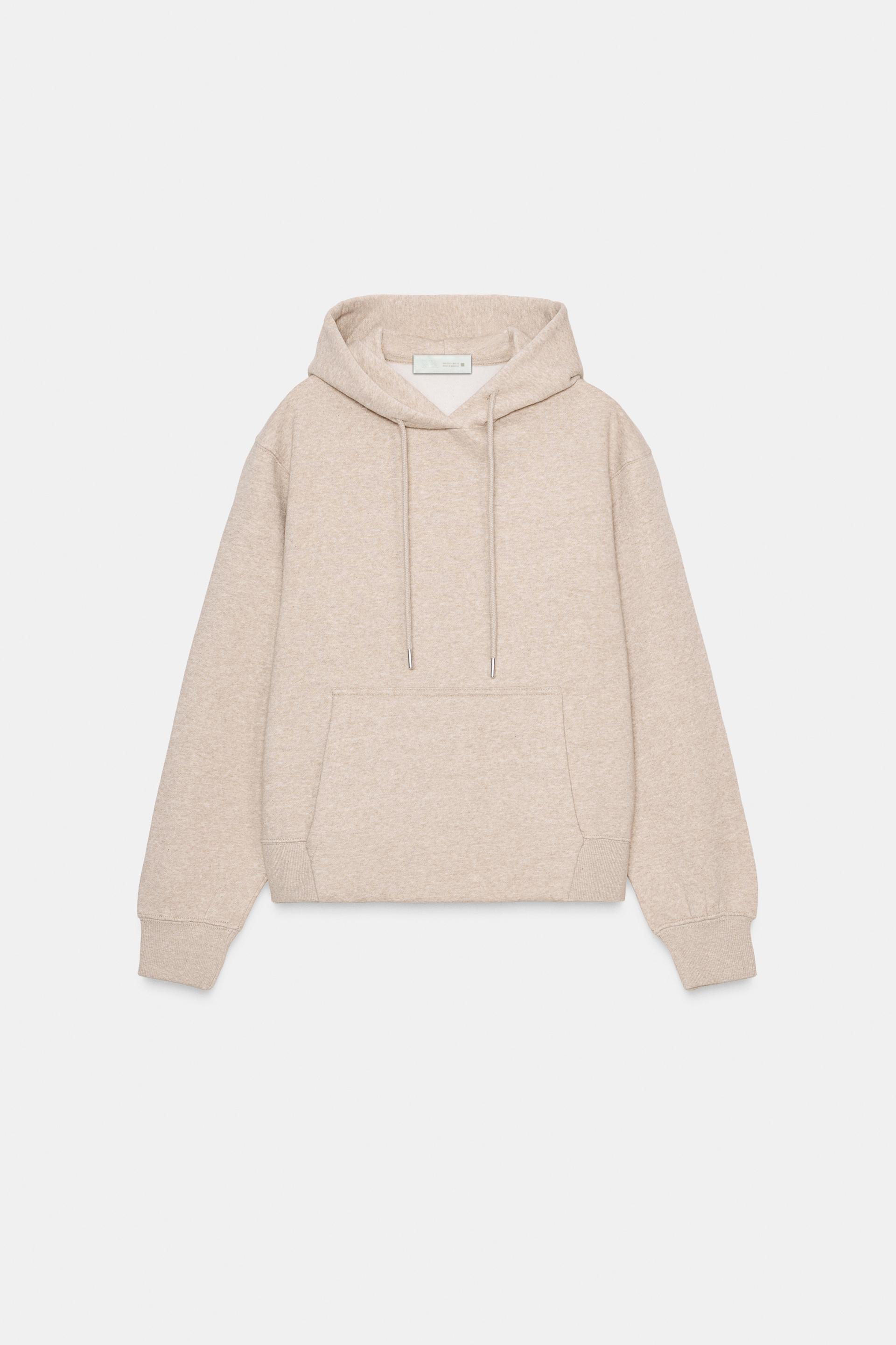 BASIC HOODIE SWEAT-SHIRT by ZARA