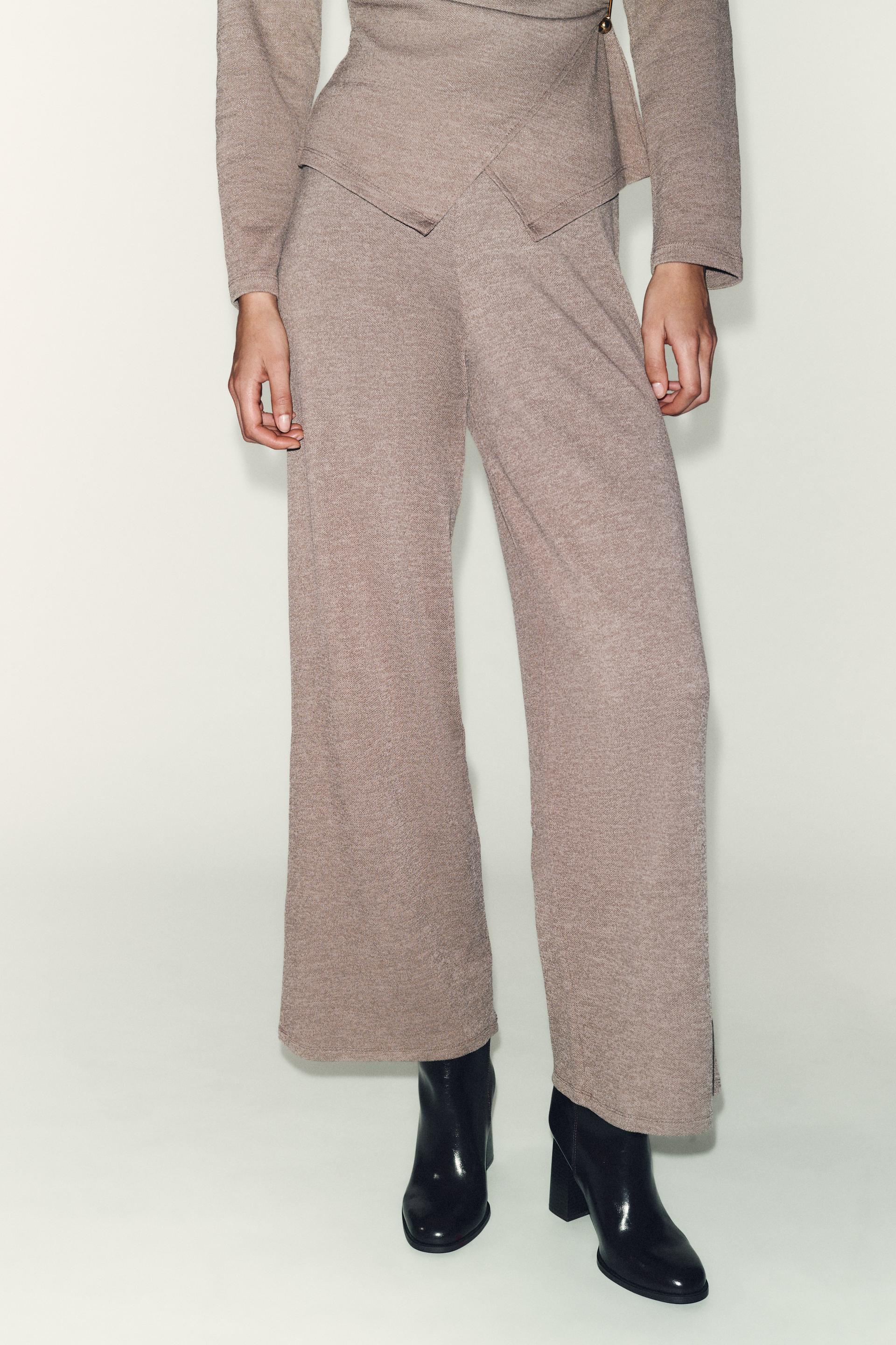 BASIC PIQUÉ PANTS by ZARA