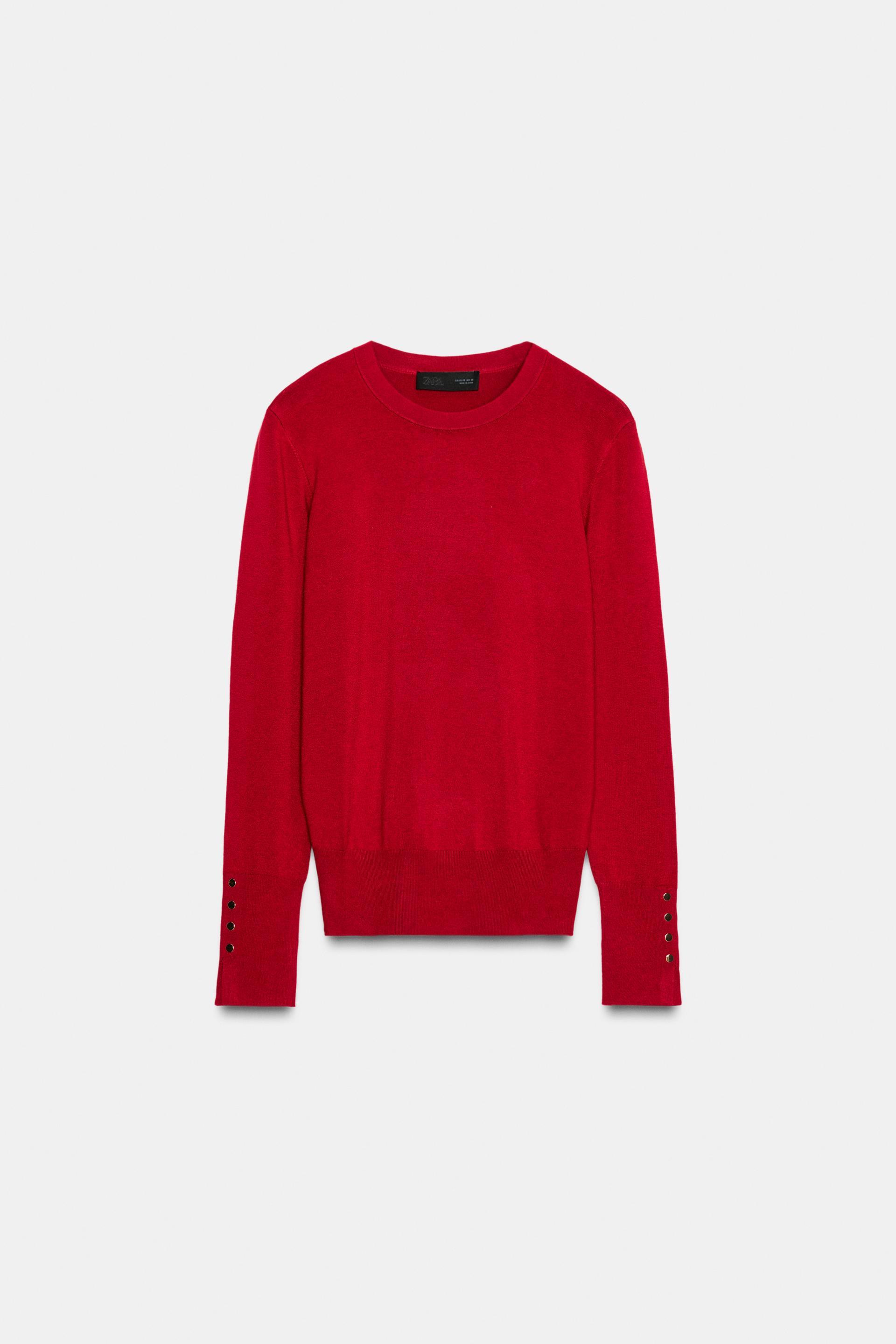 BASIC PLAIN KNIT JUMPER by ZARA