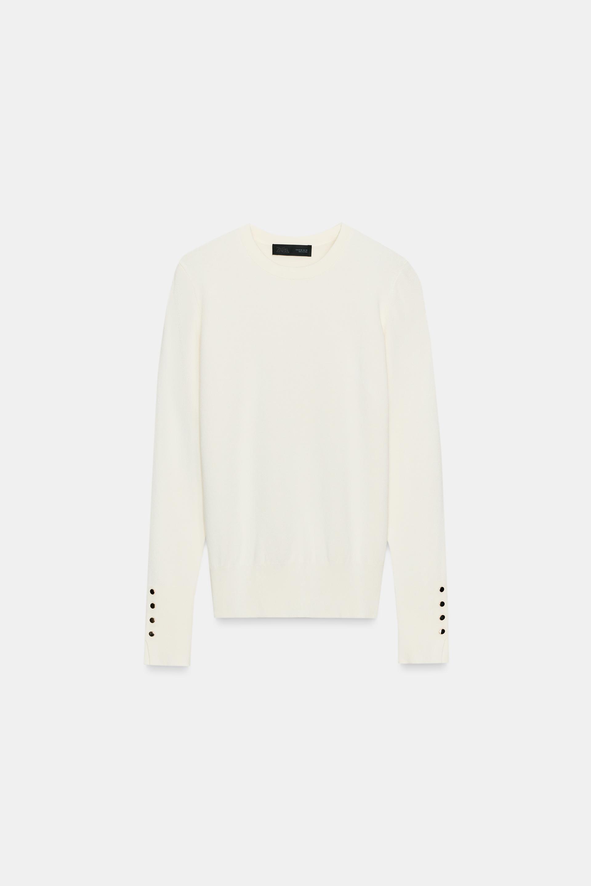 BASIC PLAIN KNIT JUMPER by ZARA
