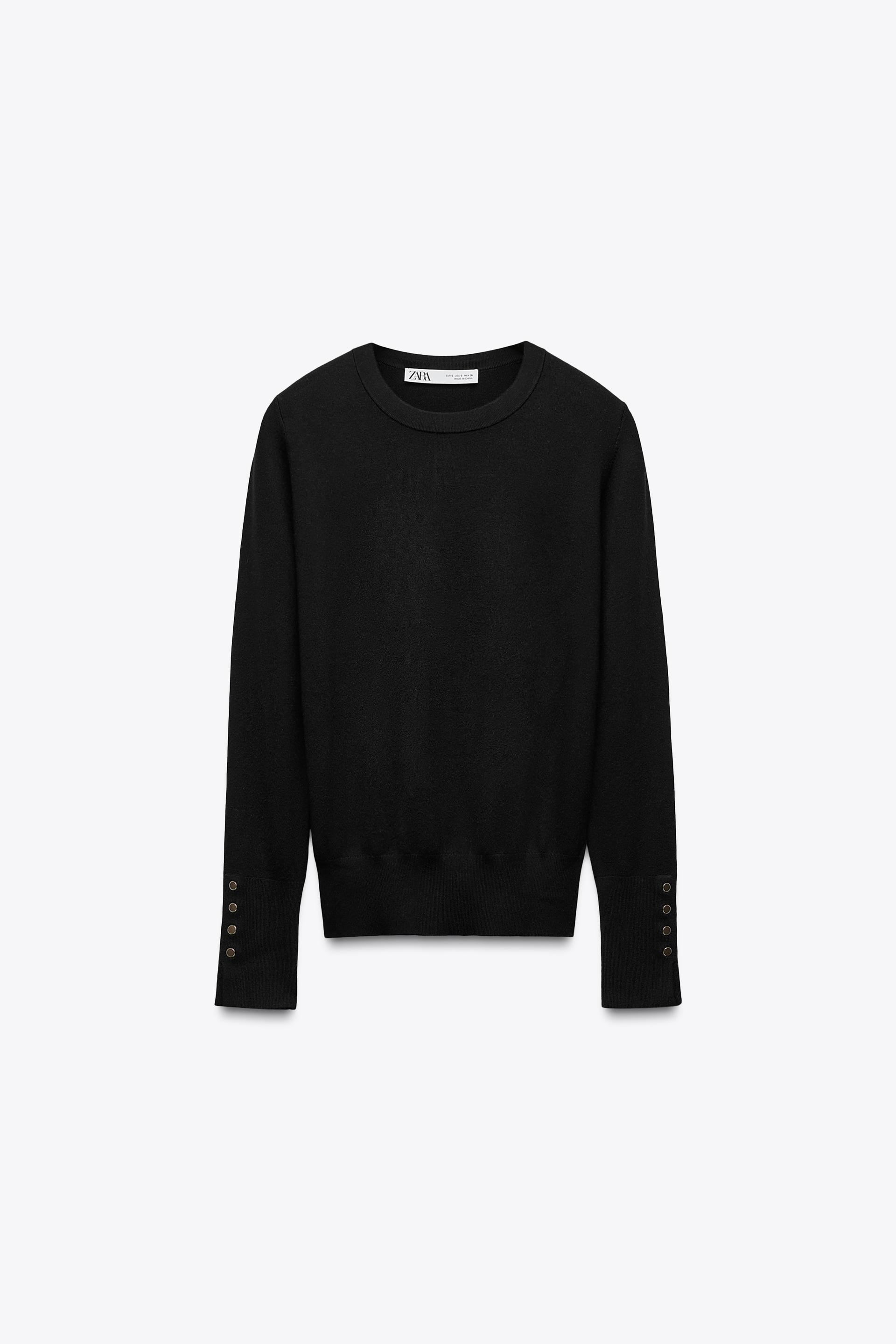 BASIC PLAIN KNIT JUMPER by ZARA