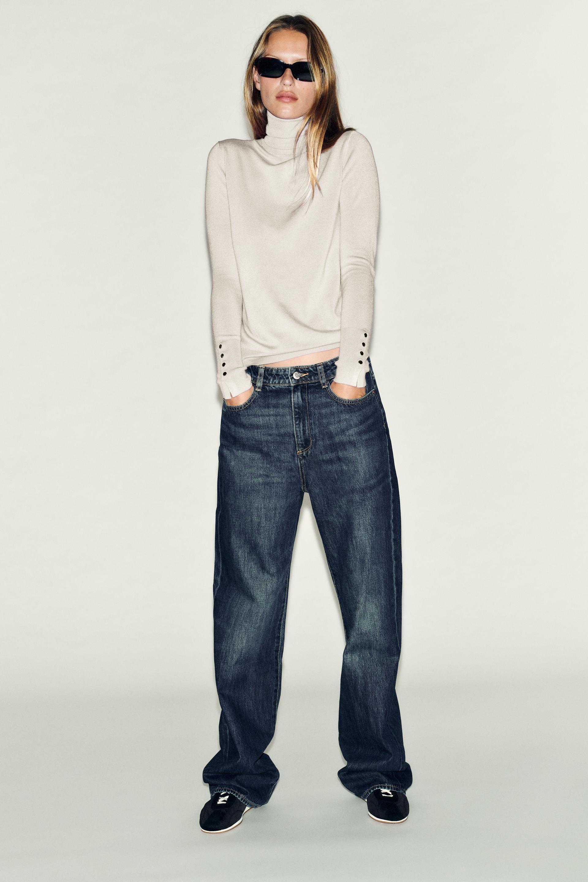 BASIC PLAIN KNIT SWEATER by ZARA