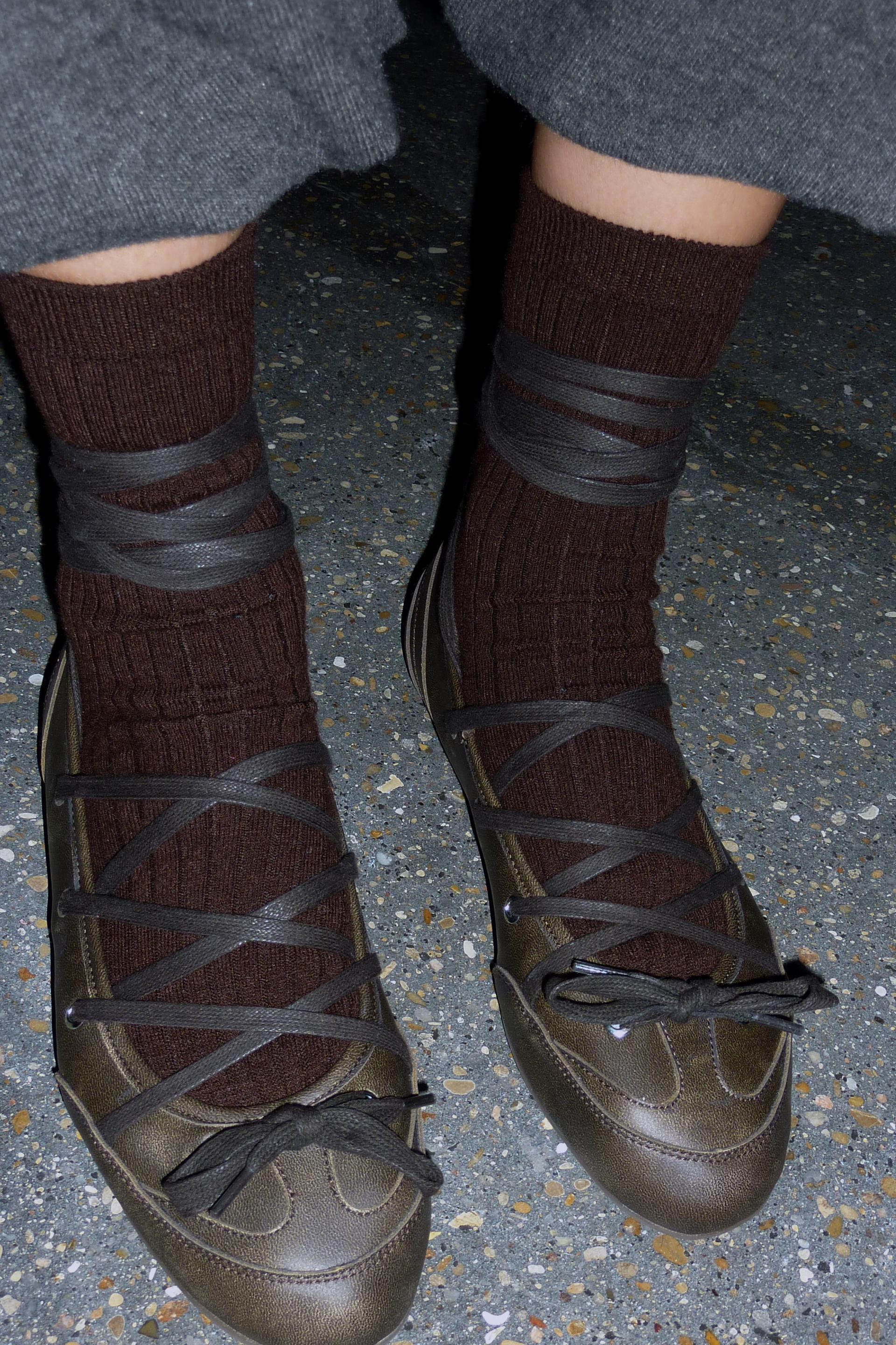 BASIC RIBBED SOCKS by ZARA