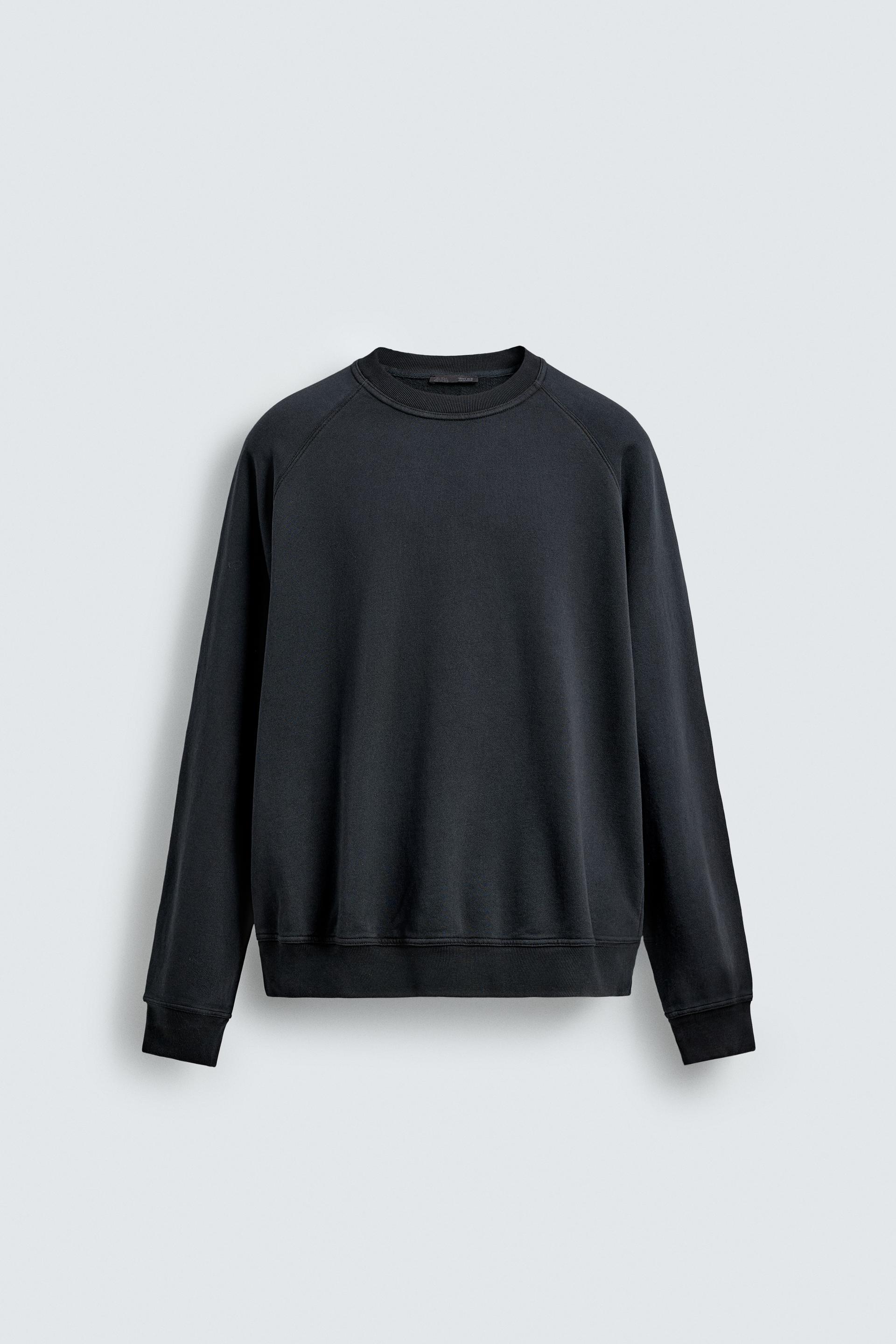 BASIC WASHED CREWNECK SWEAT-SHIRT by ZARA