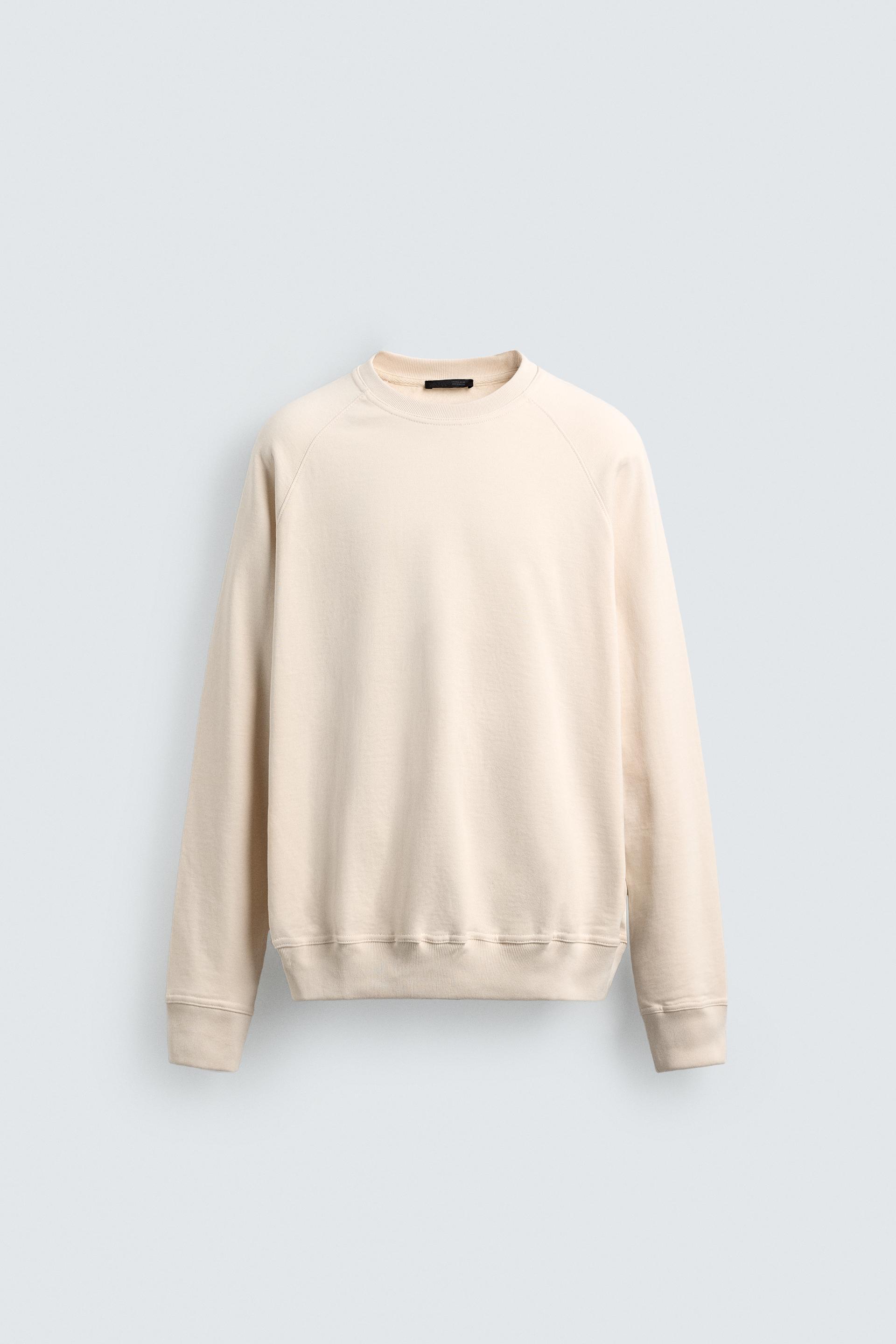 BASIC WASHED CREWNECK SWEAT-SHIRT by ZARA