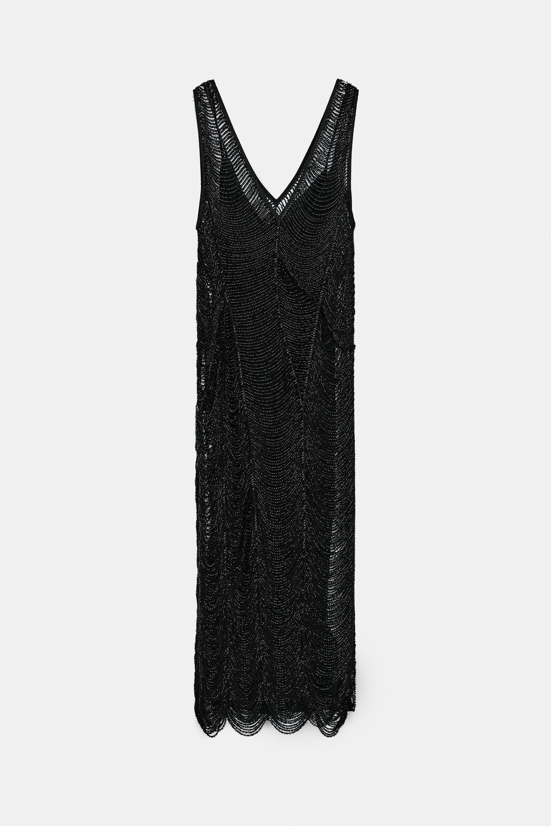 BEADED MIDI DRESS ZW COLLECTION by ZARA