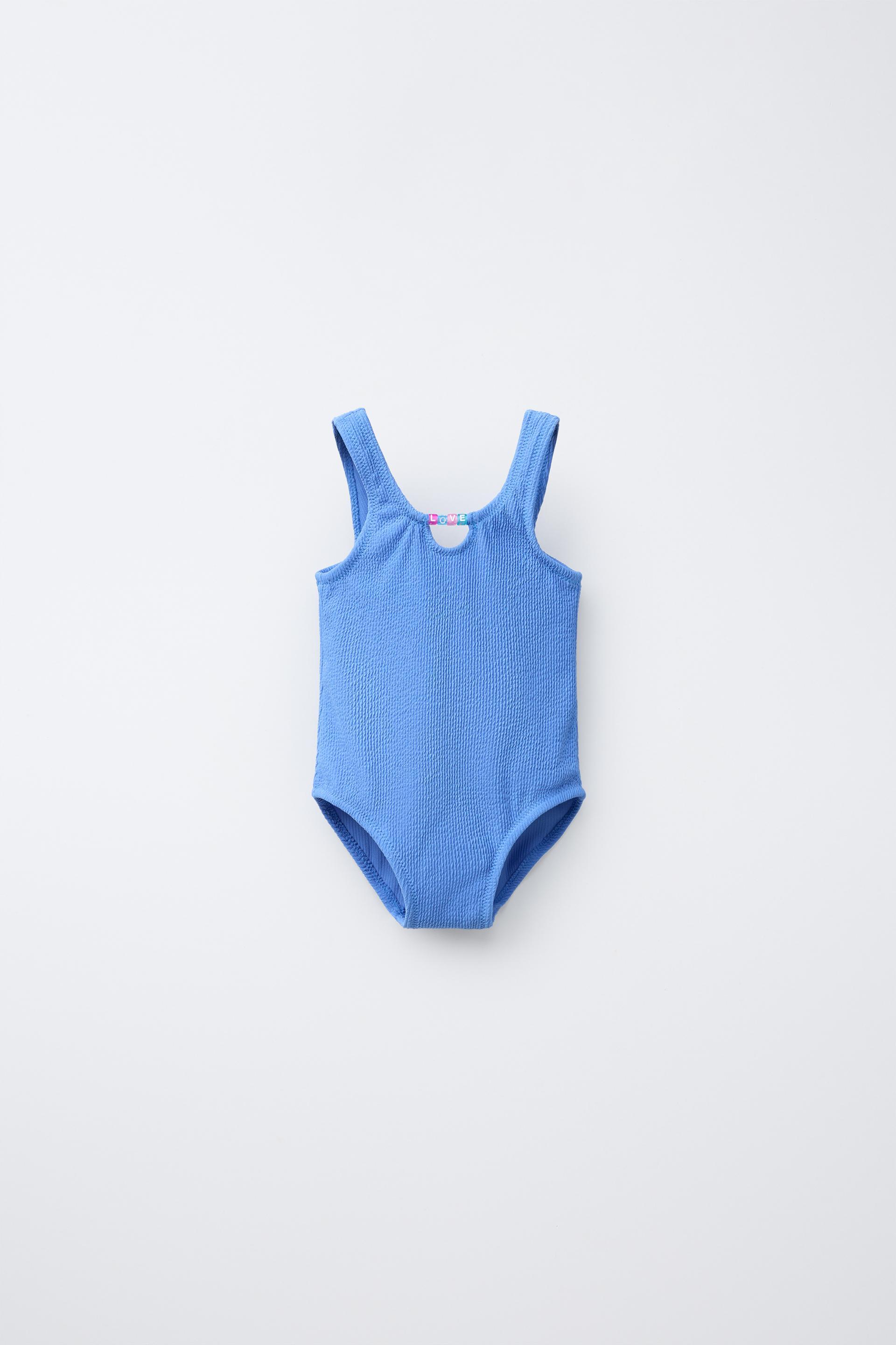 BEADED ONE-PIECE SWIMSUIT by ZARA