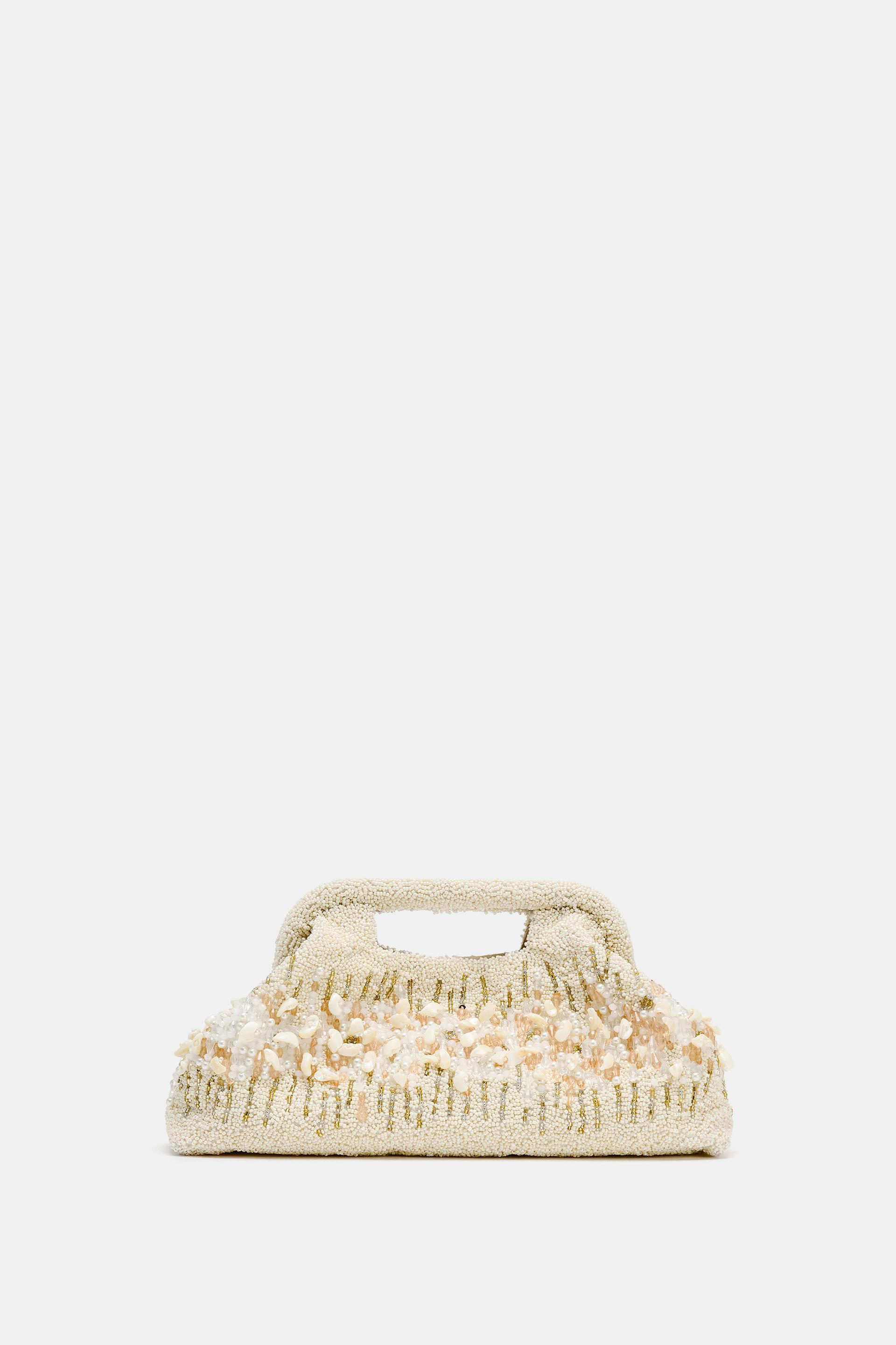 BEADED POUCH BAG by ZARA