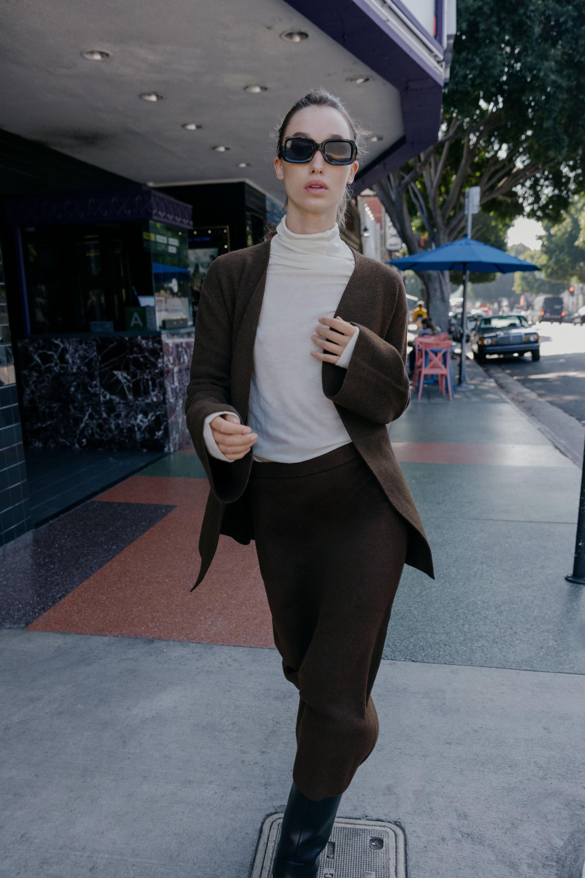 BELTED KNIT CARDIGAN by ZARA