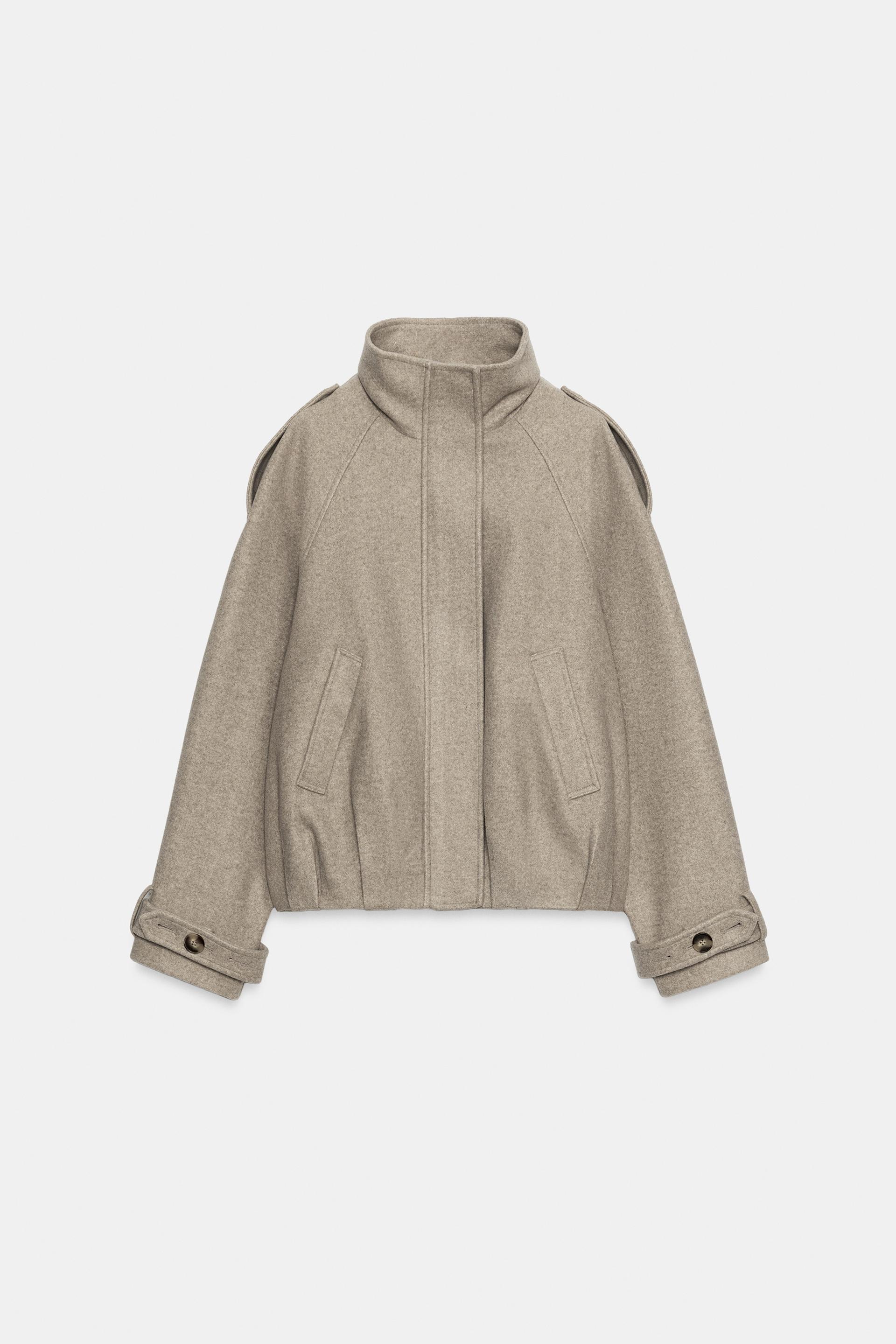 BOMBER JACKET WITH TAB DETAILS by ZARA