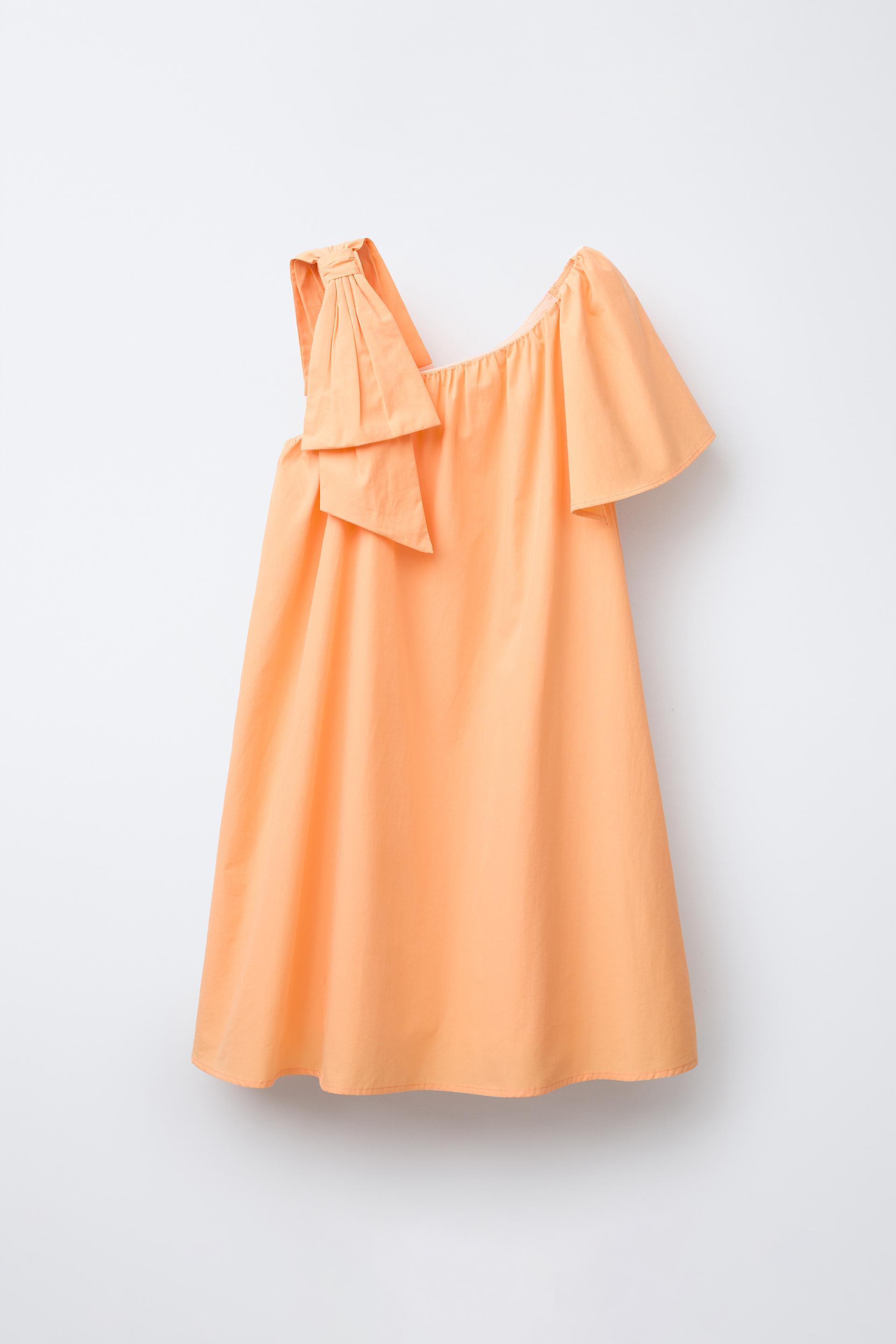 BOW ASYMMETRIC DRESS by ZARA