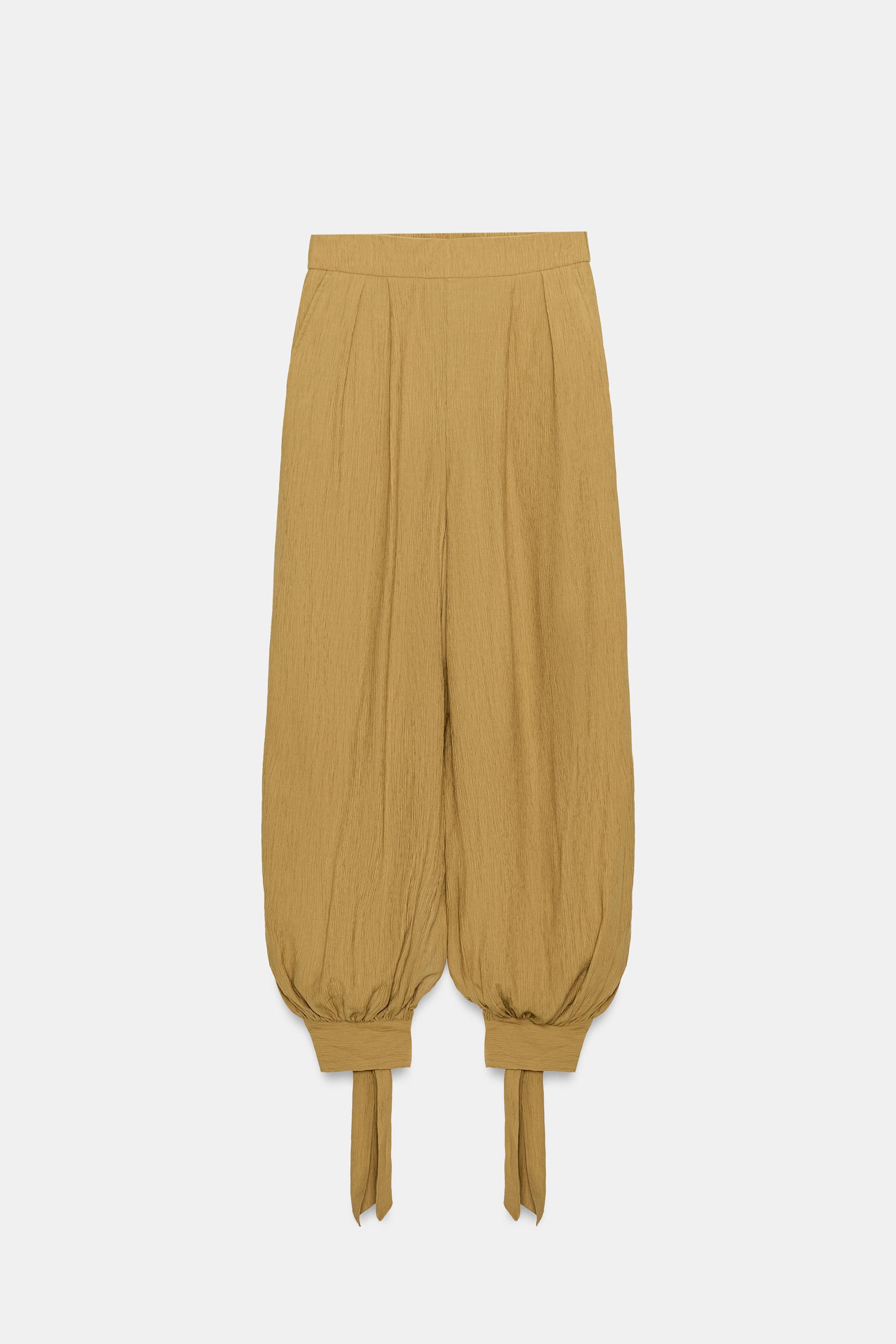 BOW BALLOON PANTS by ZARA