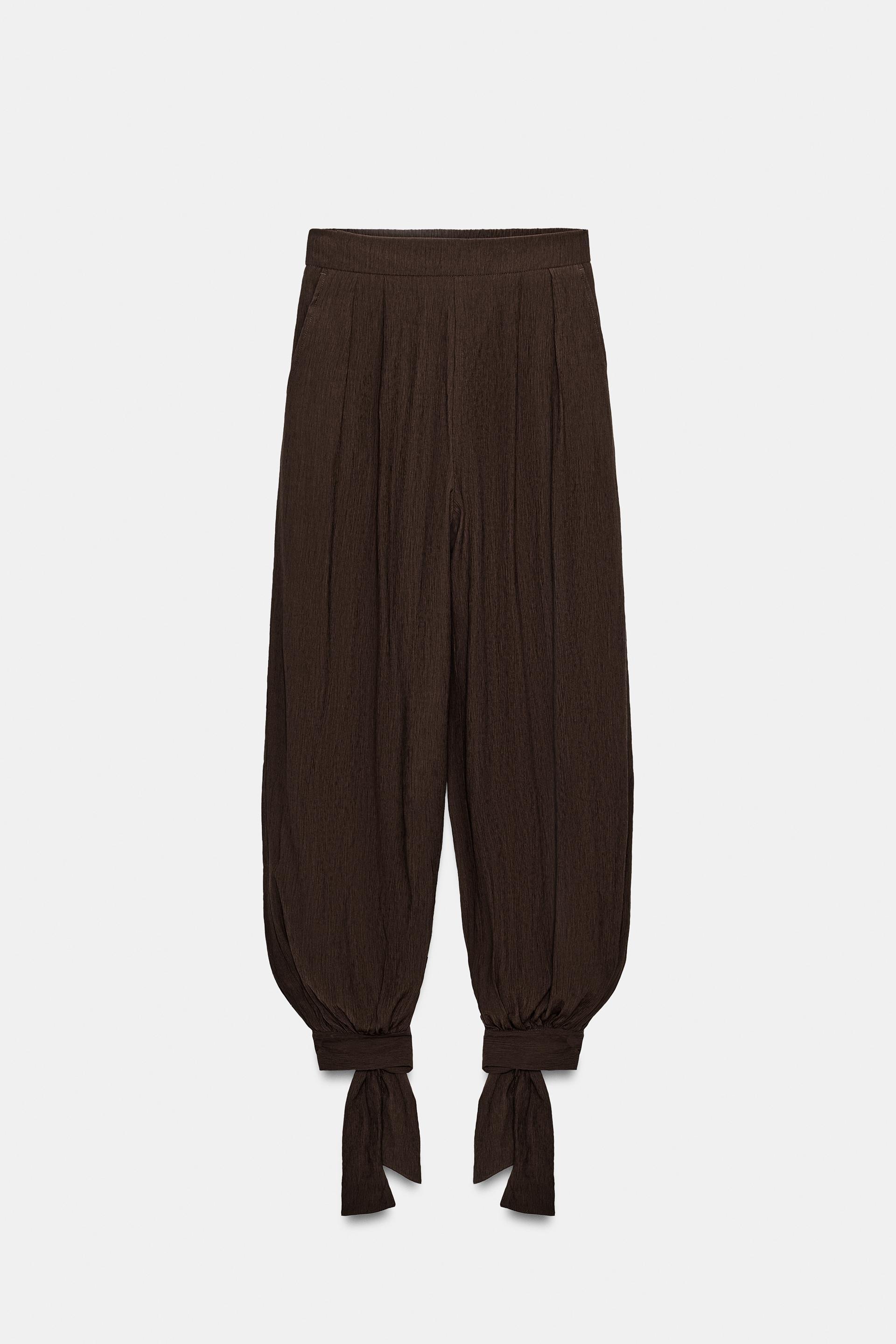 BOW BALLOON PANTS by ZARA