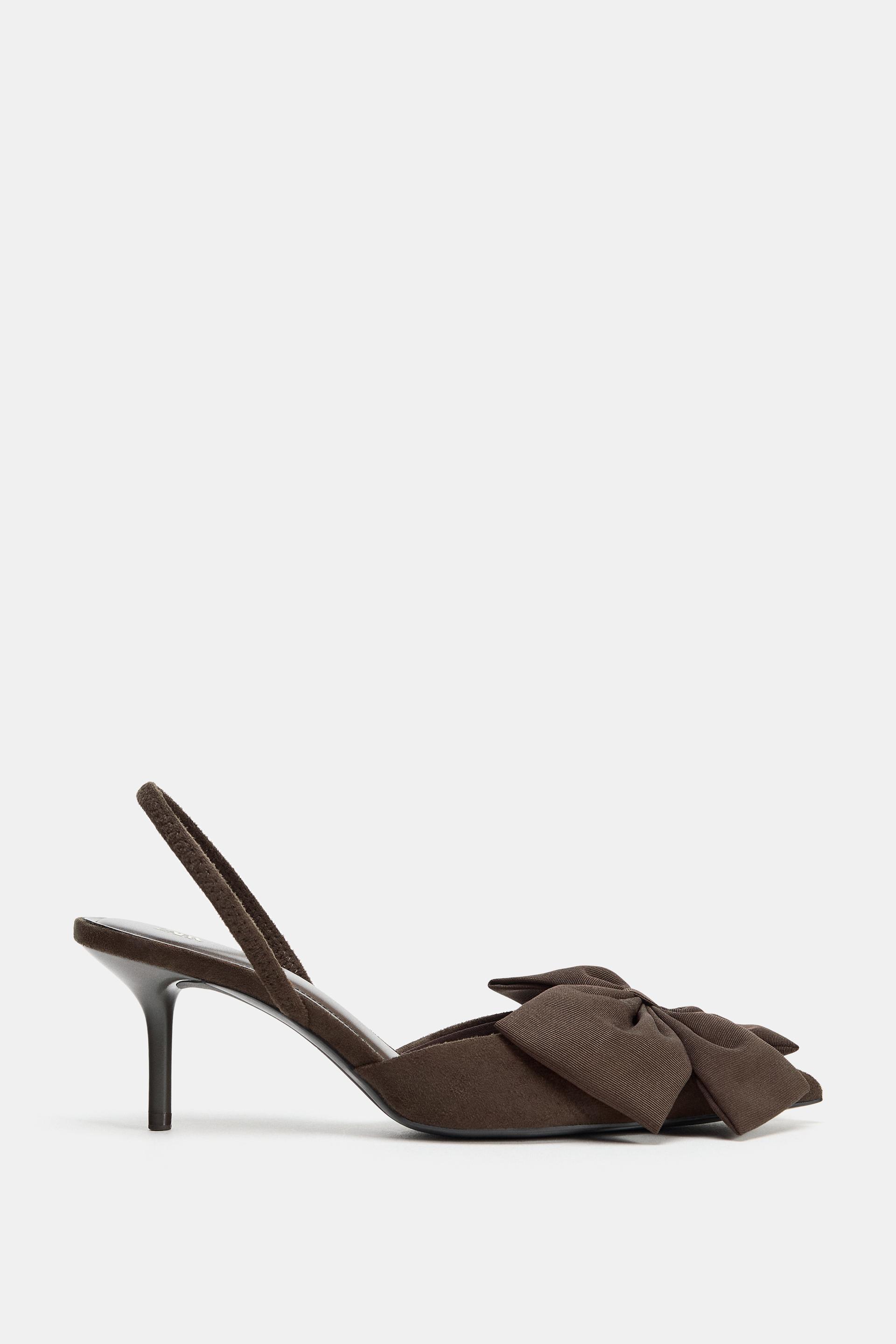 BOW DETAIL HEELS by ZARA