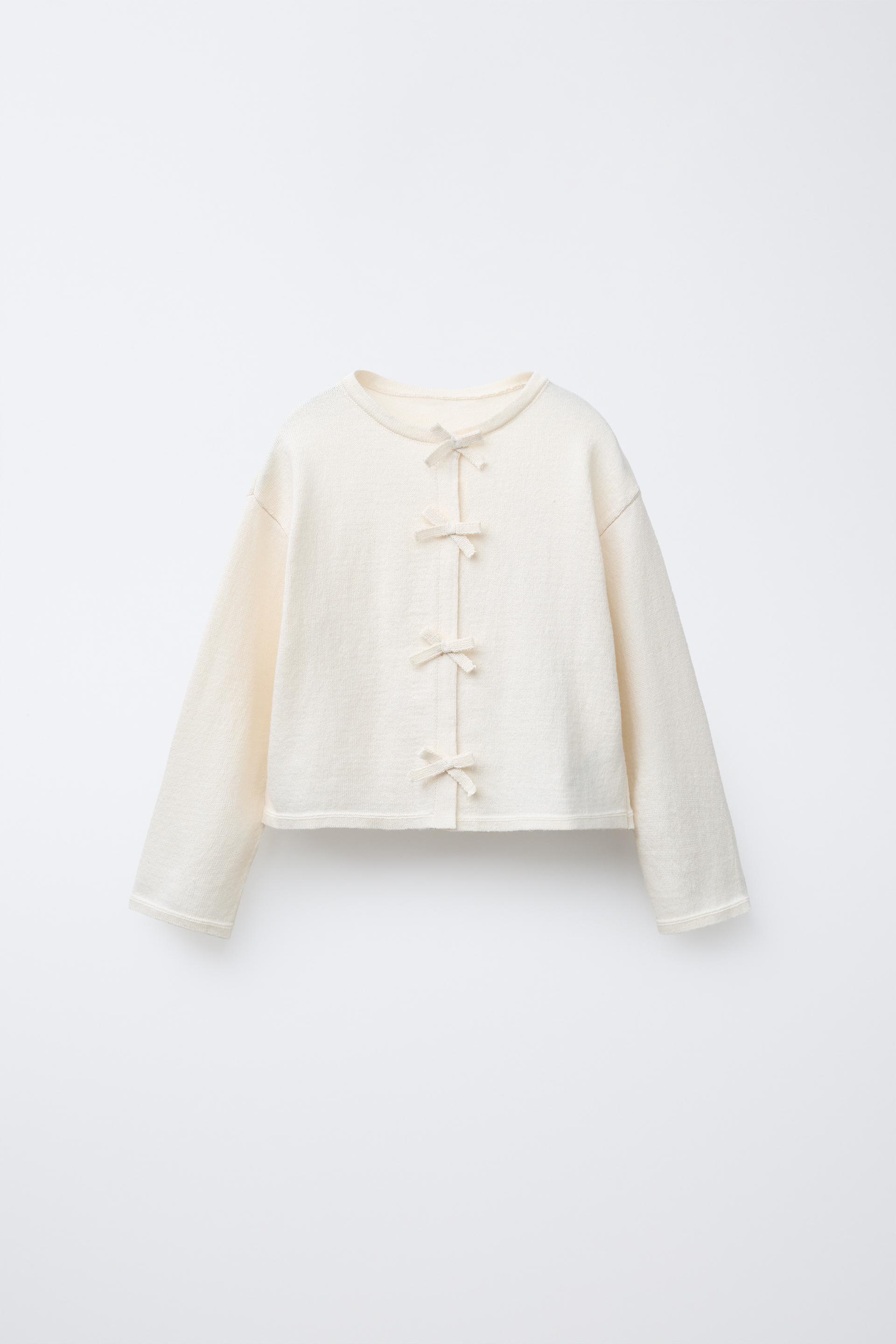 BOW KNIT SWEATER by ZARA