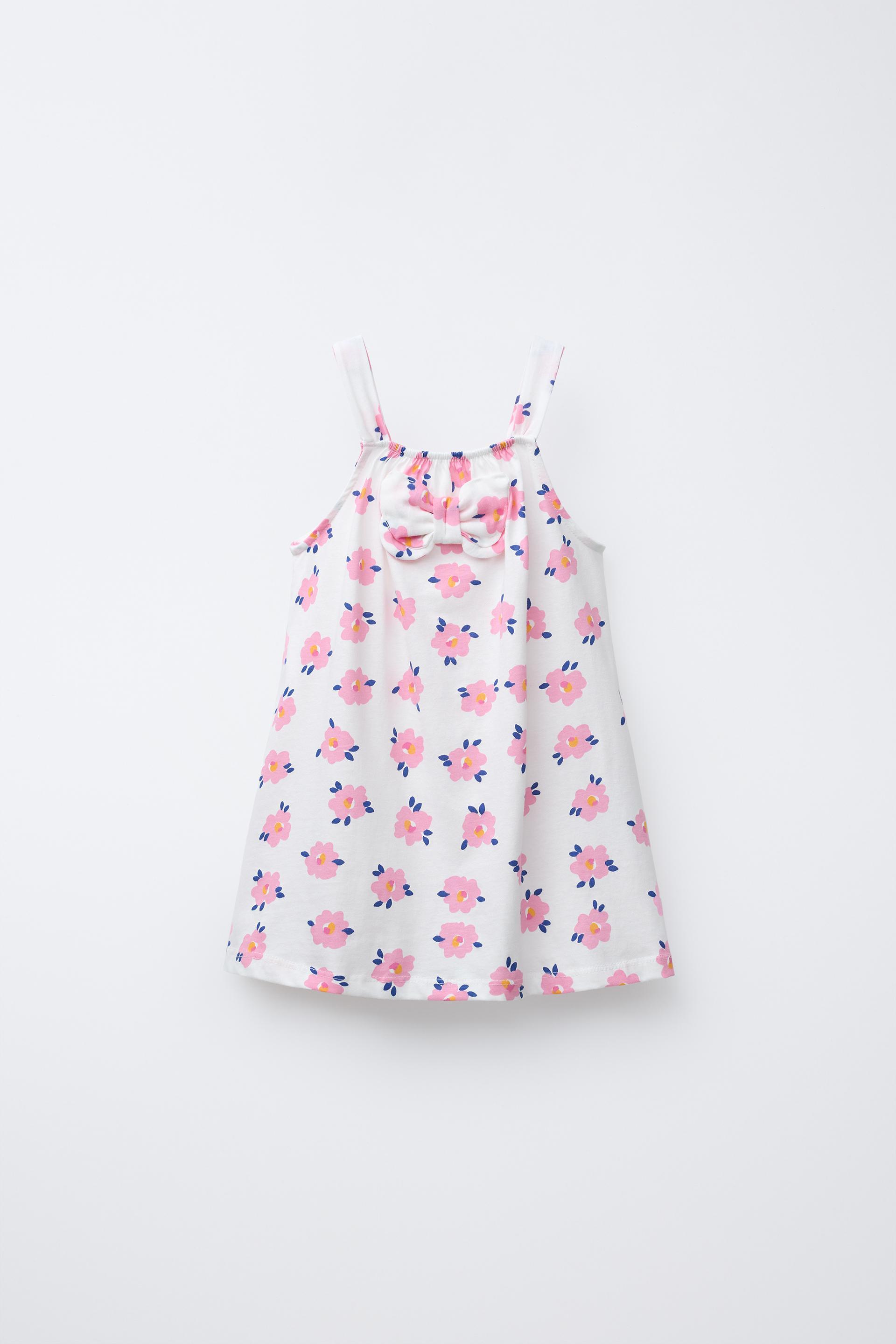 BOW PRINT DRESS by ZARA