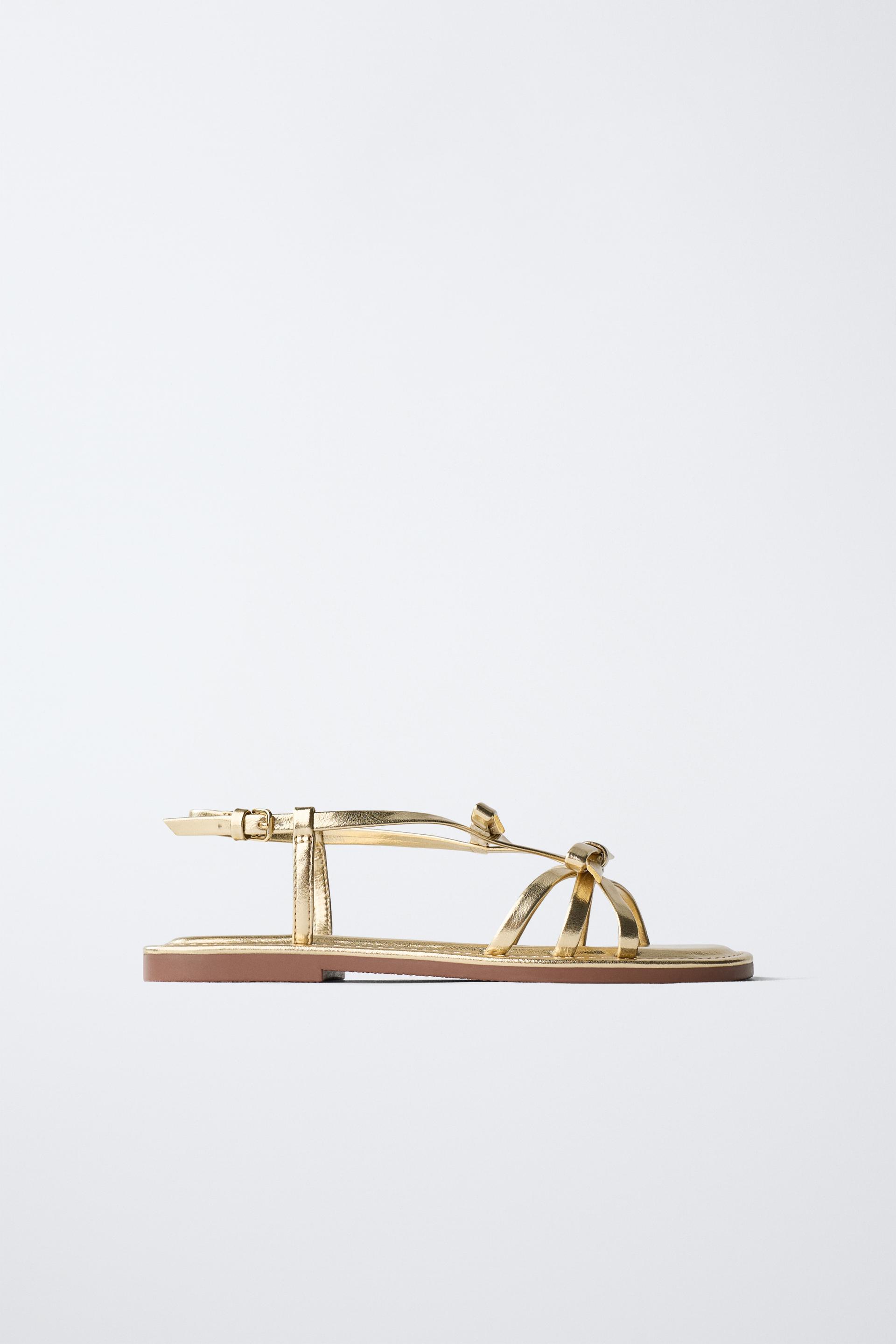 BOW SANDALS by ZARA