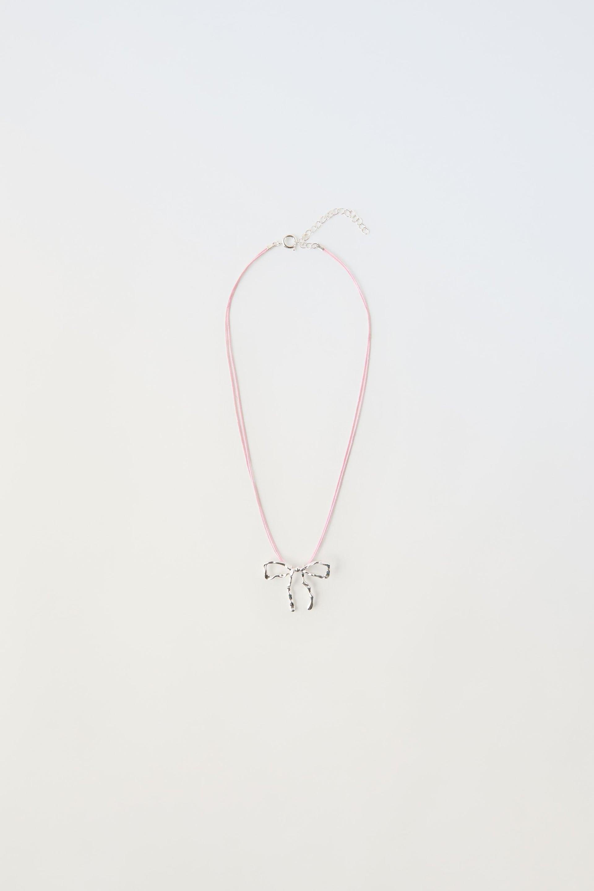 BOW STRING NECKLACE by ZARA