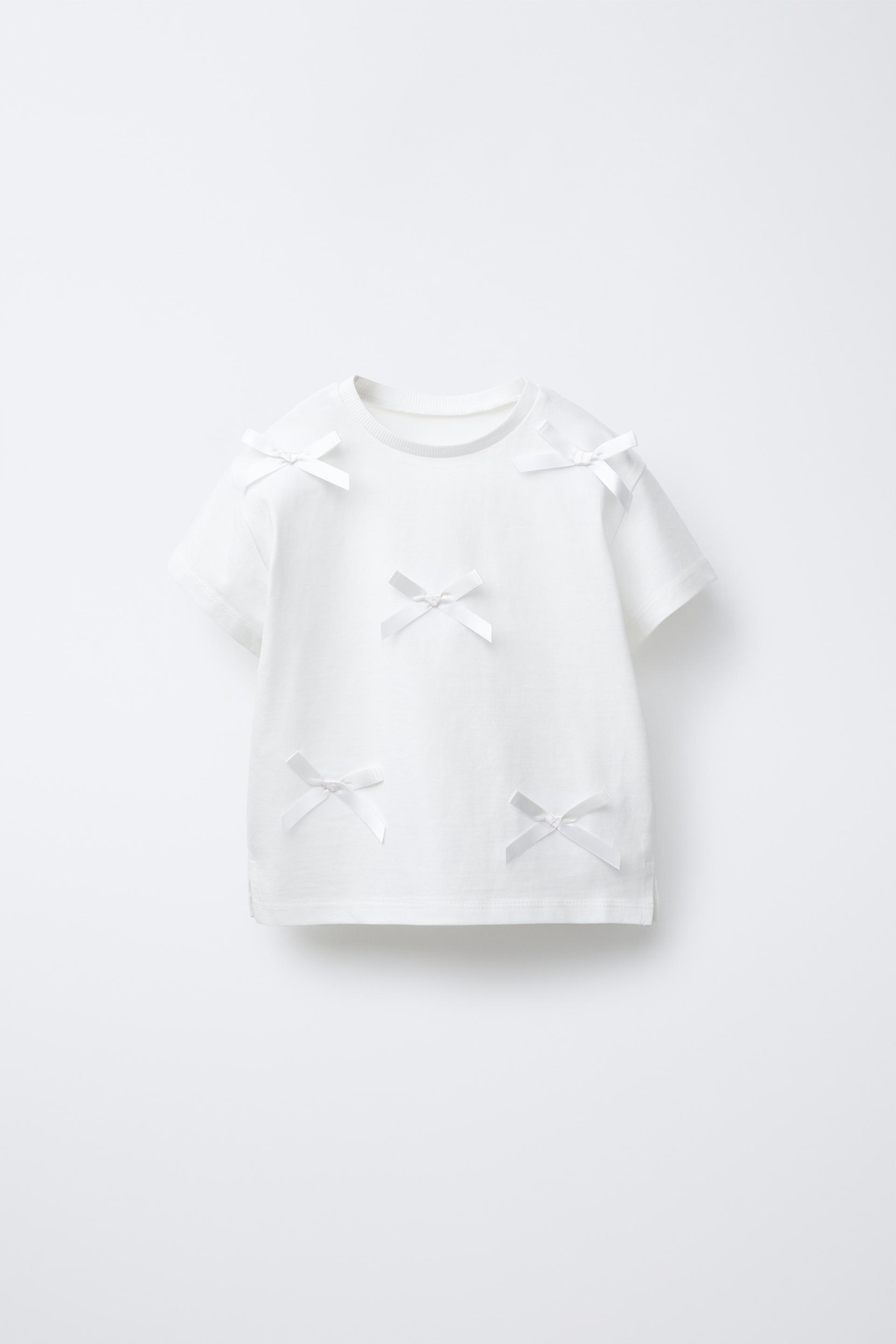 BOW T-SHIRT by ZARA