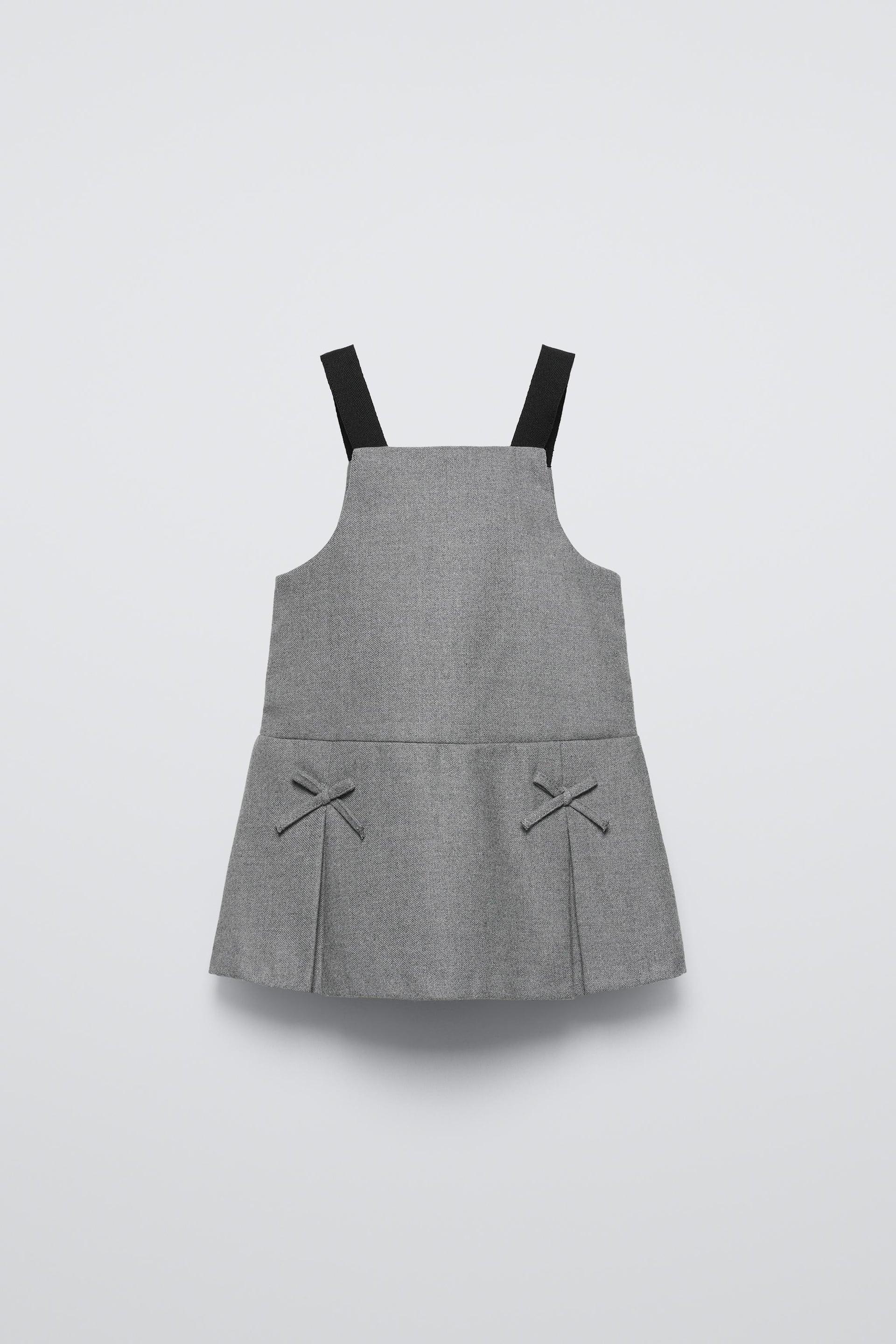 BOWS PINAFORE DRESS by ZARA