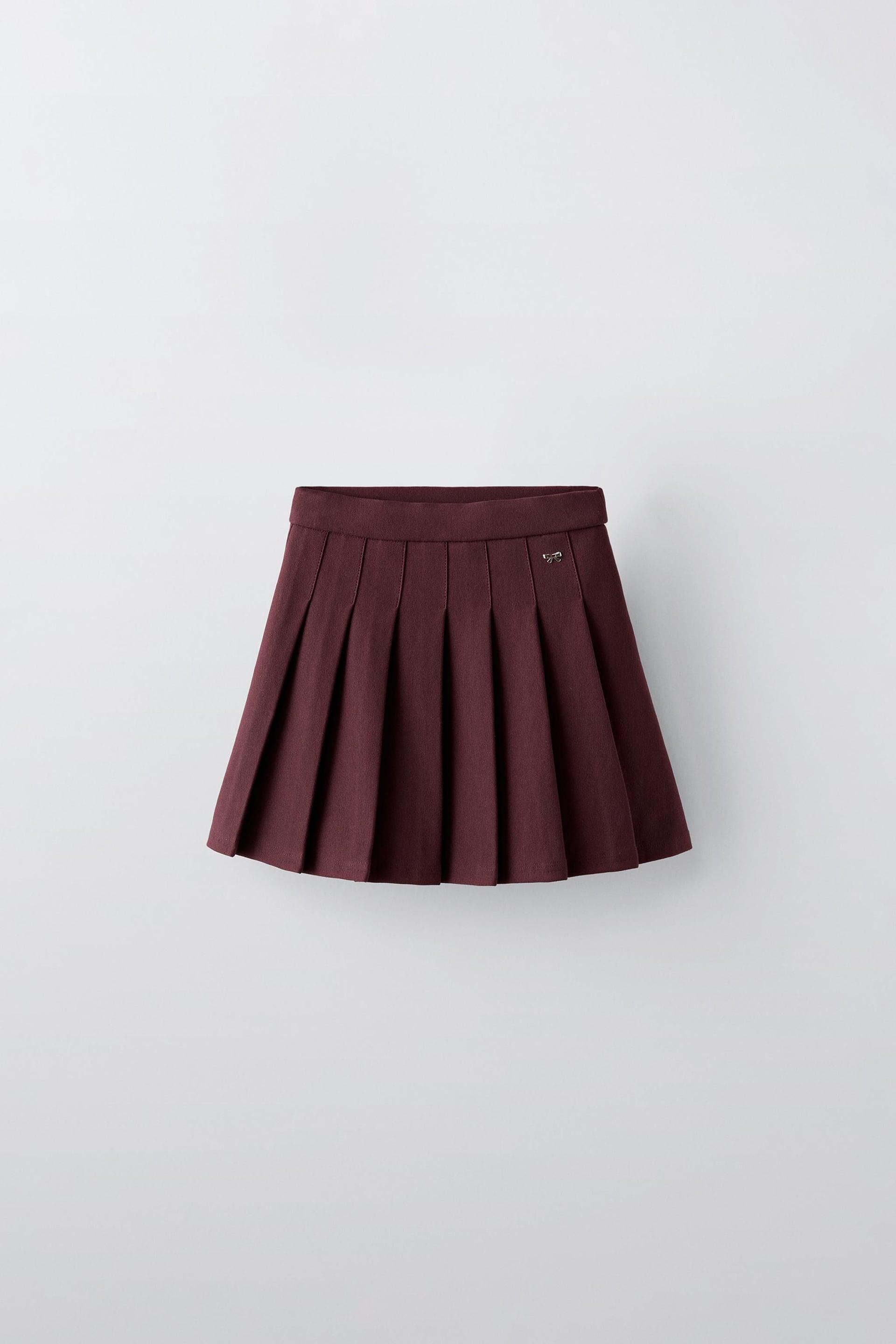 BOX PLEAT SKIRT by ZARA