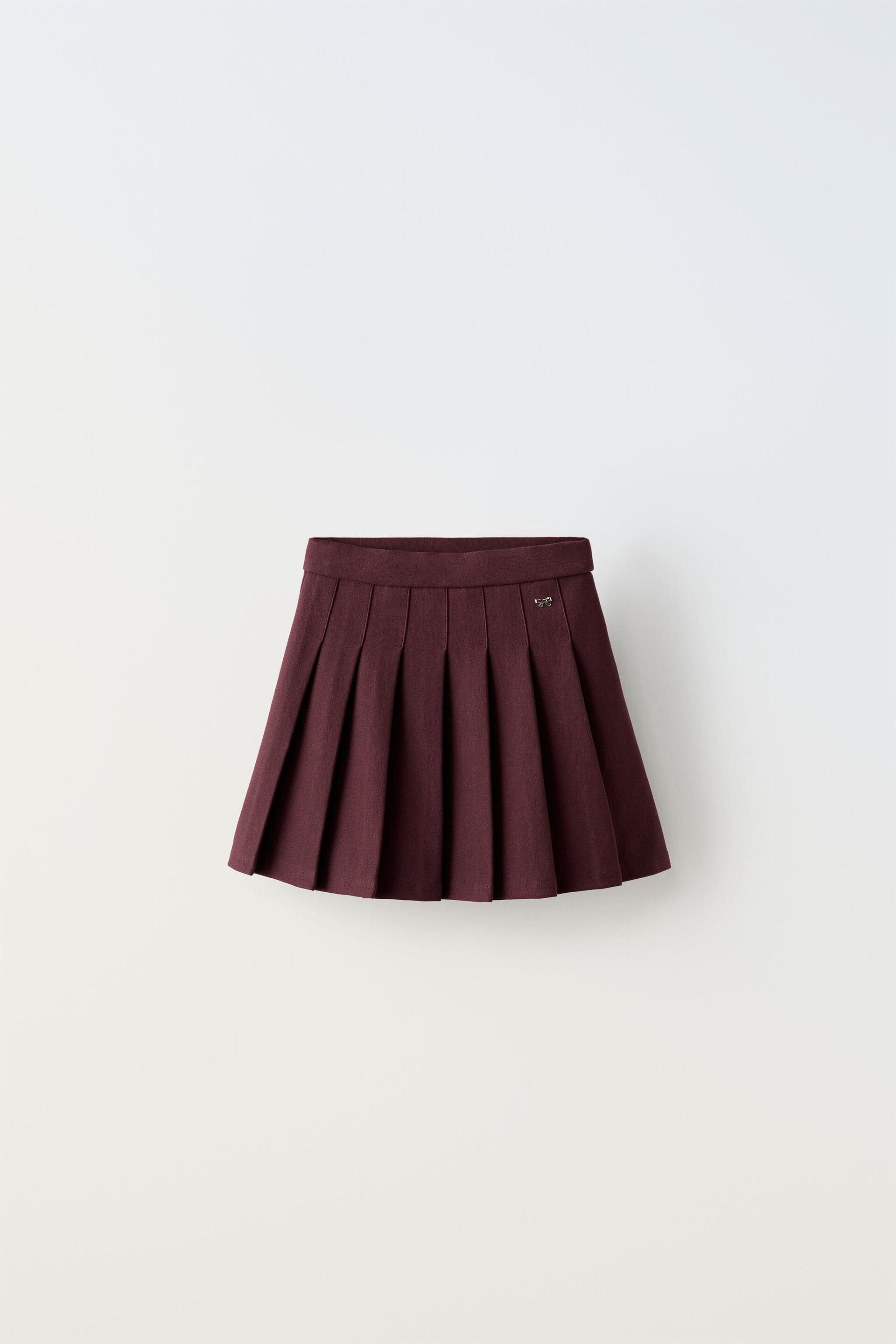 BOX PLEAT SKIRT by ZARA