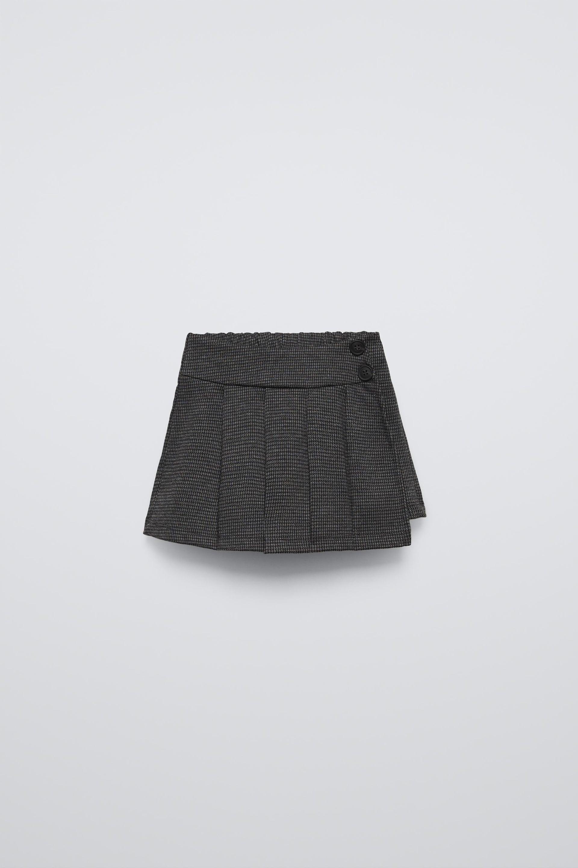 BOX PLEAT SKORT by ZARA