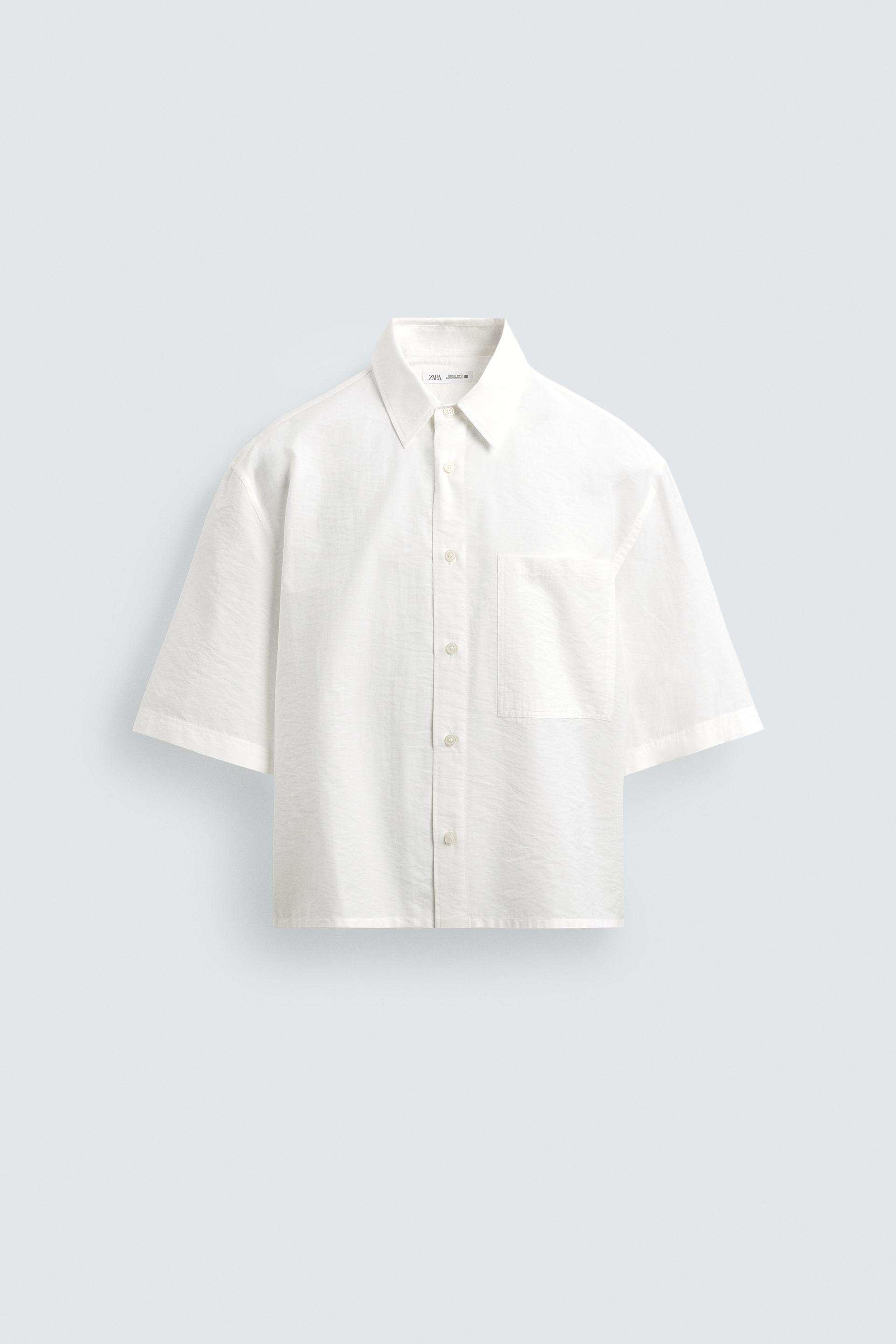 BOXY FIT POCKET SHIRT by ZARA